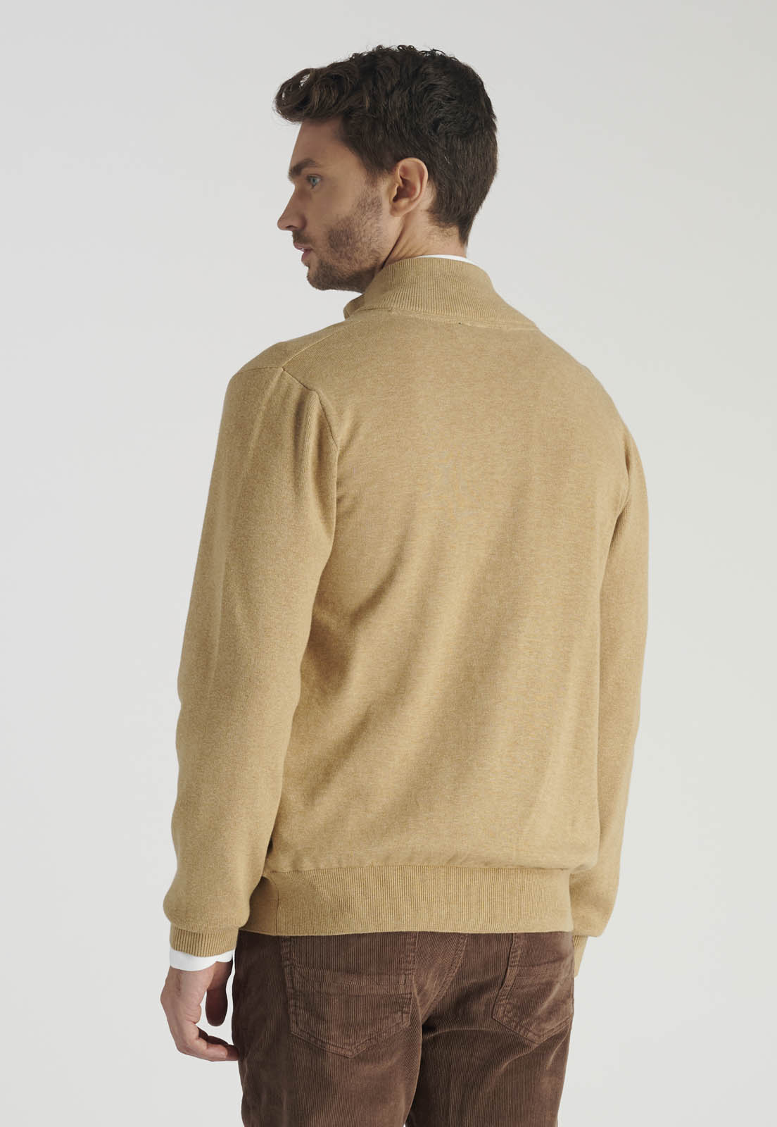 SWEATER GRANADA HERITAGE CAMEL MELANGE - 4