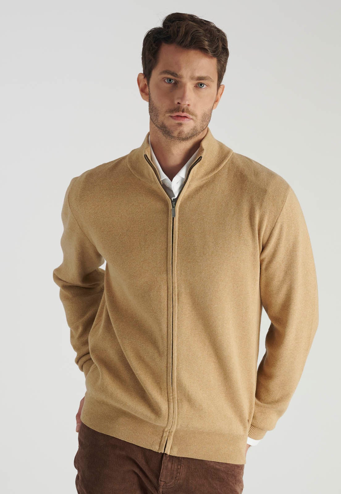 SWEATER GRANADA HERITAGE CAMEL MELANGE - 5
