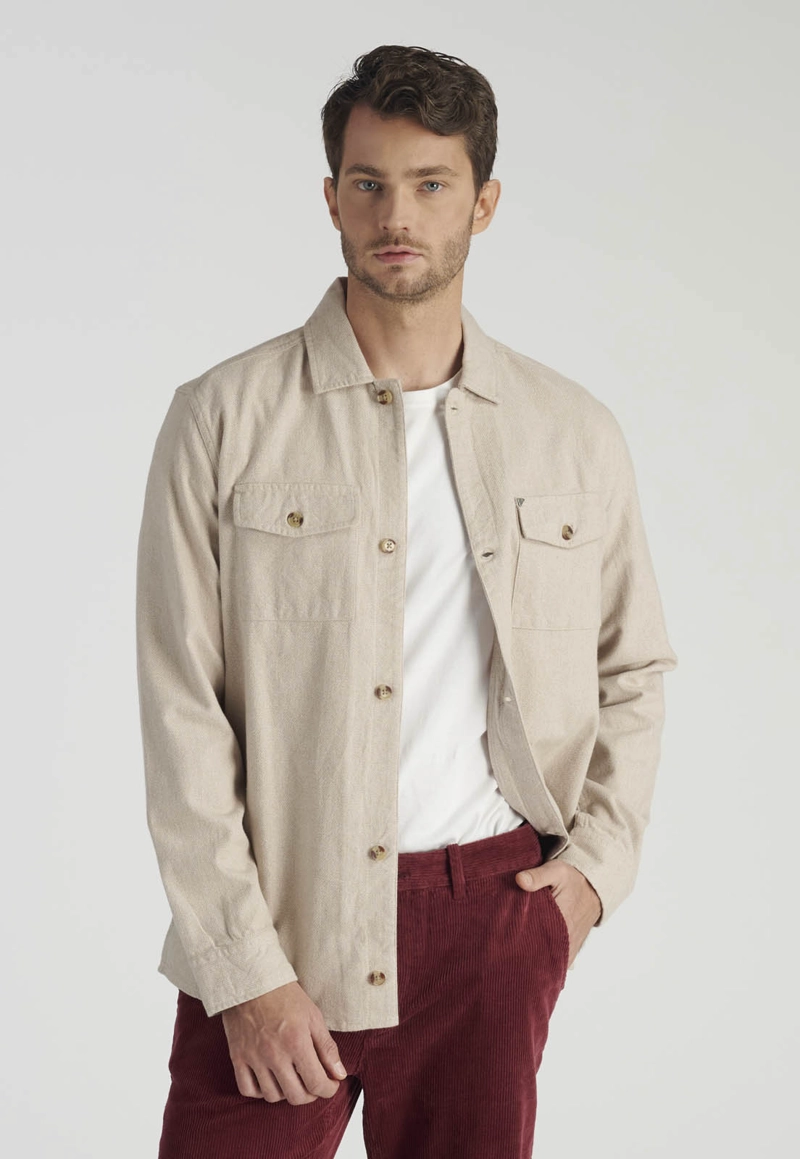 SOBRECAMISA JULIEN AVANT-GARDE ECRU - 1