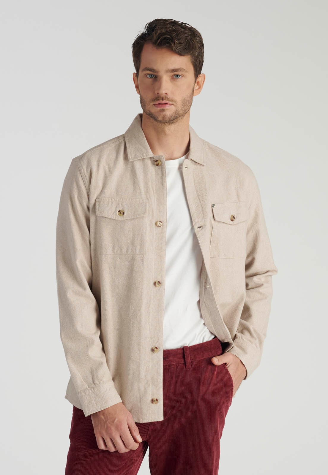 SOBRECAMISA JULIEN AVANT-GARDE ECRU - 1