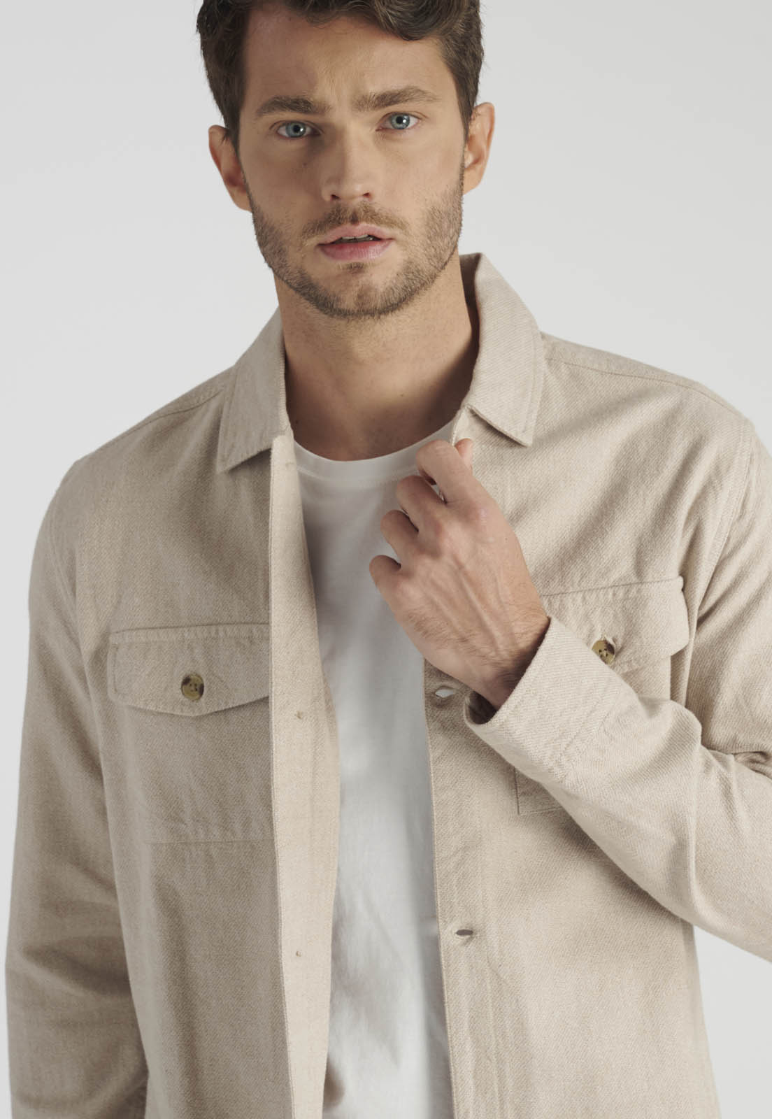 SOBRECAMISA JULIEN AVANT-GARDE ECRU - 3