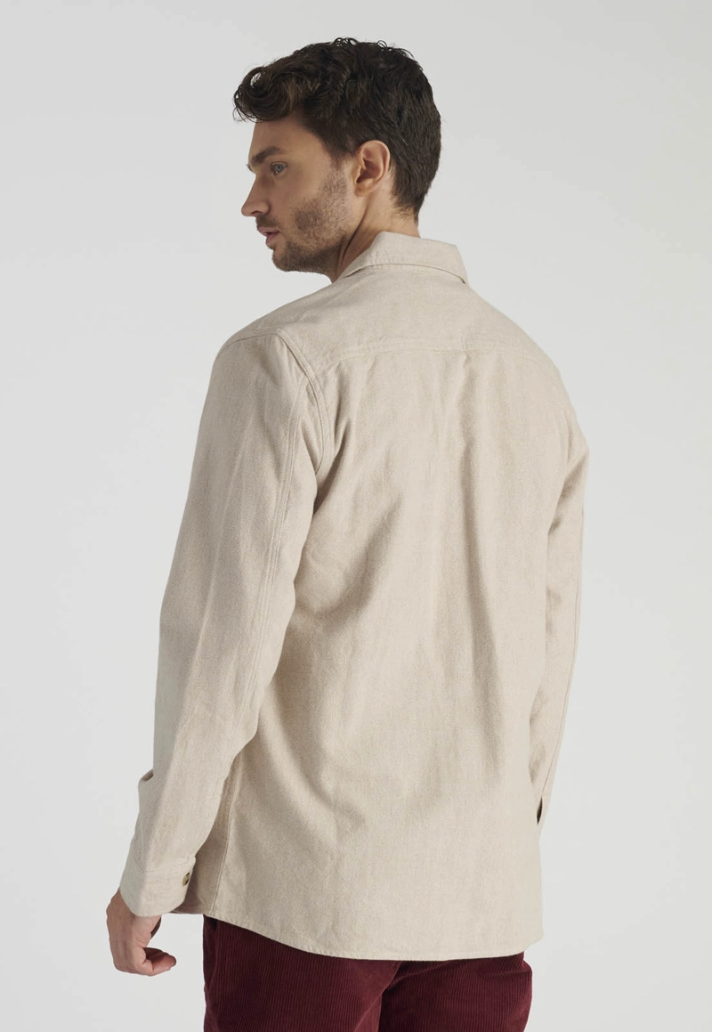 SOBRECAMISA JULIEN AVANT-GARDE ECRU - 4