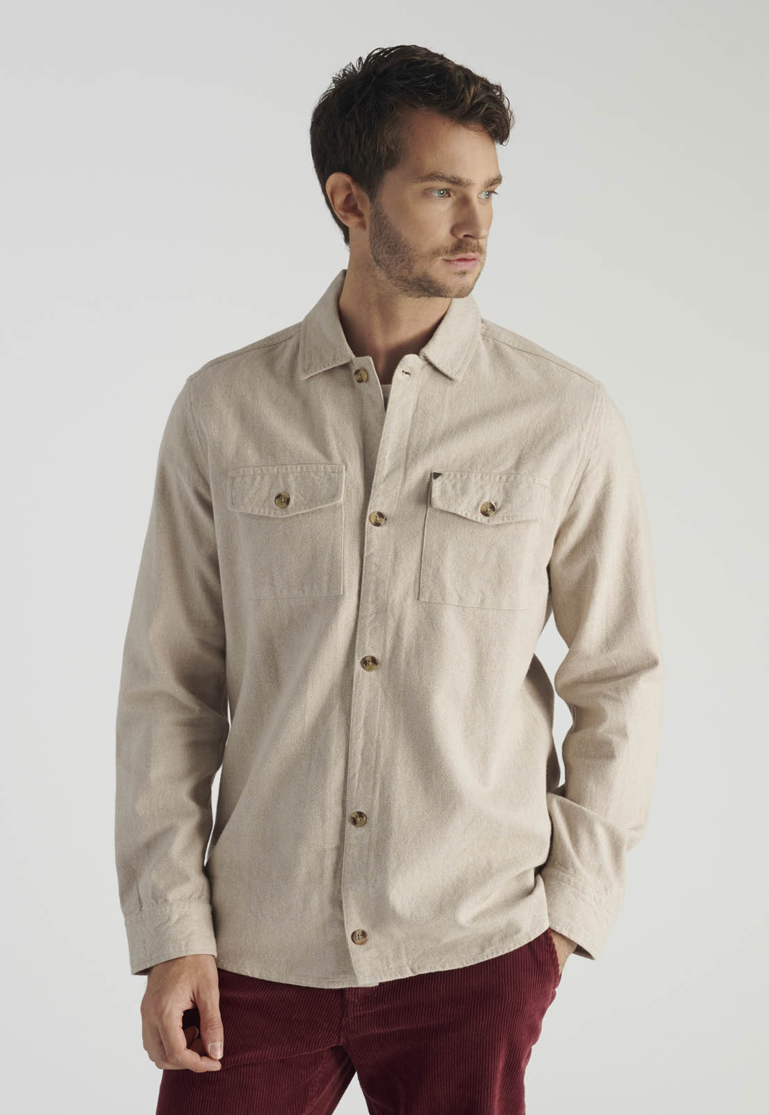 SOBRECAMISA JULIEN AVANT-GARDE ECRU - 5