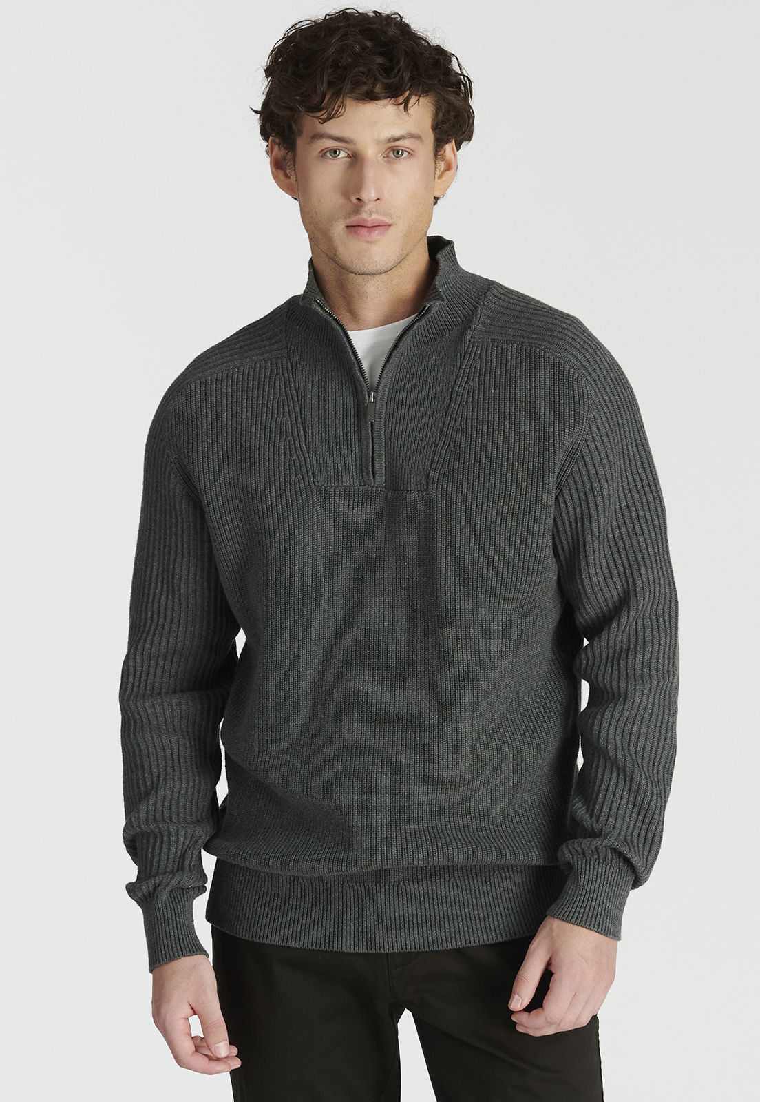 SWEATER MURCIA HERITAGE DK GREY MELANGE