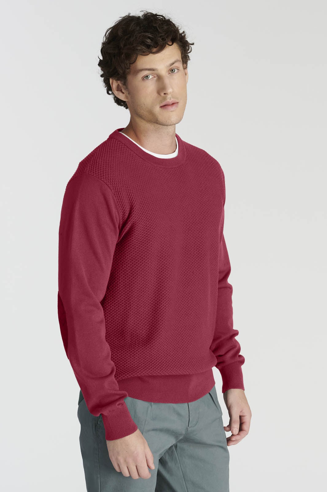 SWEATER AVILA HERITAGE CHERRY - 1
