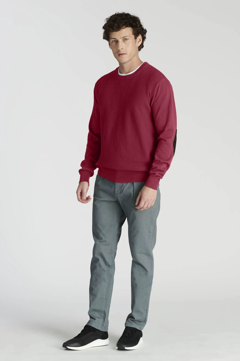 SWEATER AVILA HERITAGE CHERRY - 2