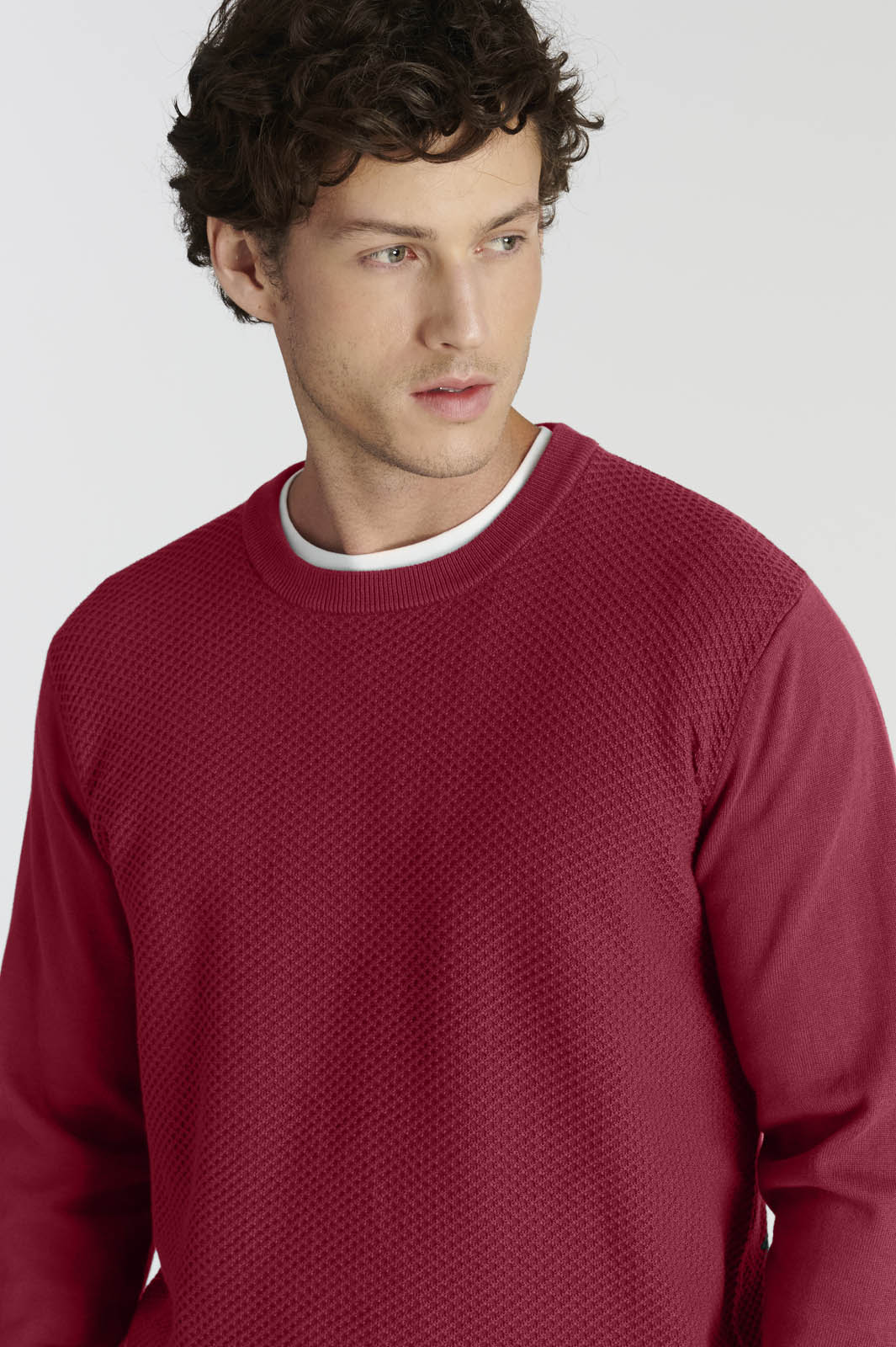 SWEATER AVILA HERITAGE CHERRY - 3