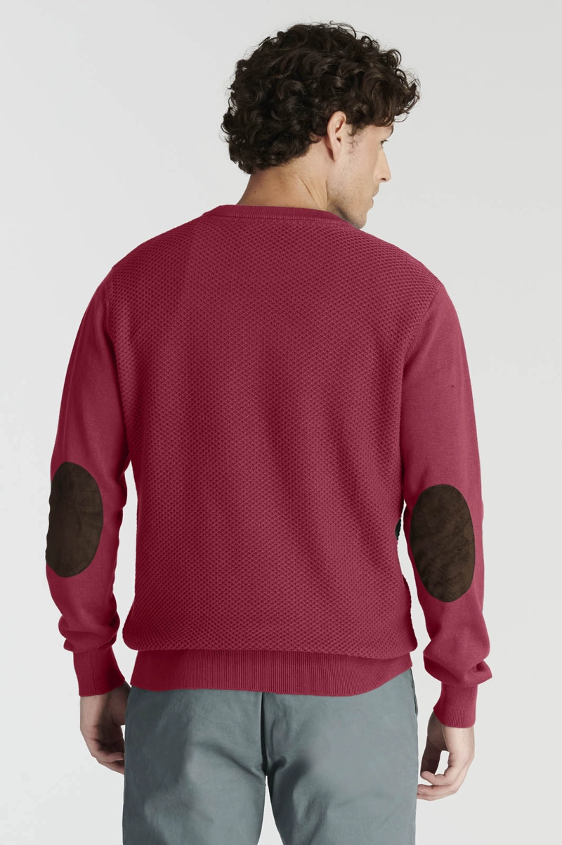 SWEATER AVILA HERITAGE CHERRY - 4