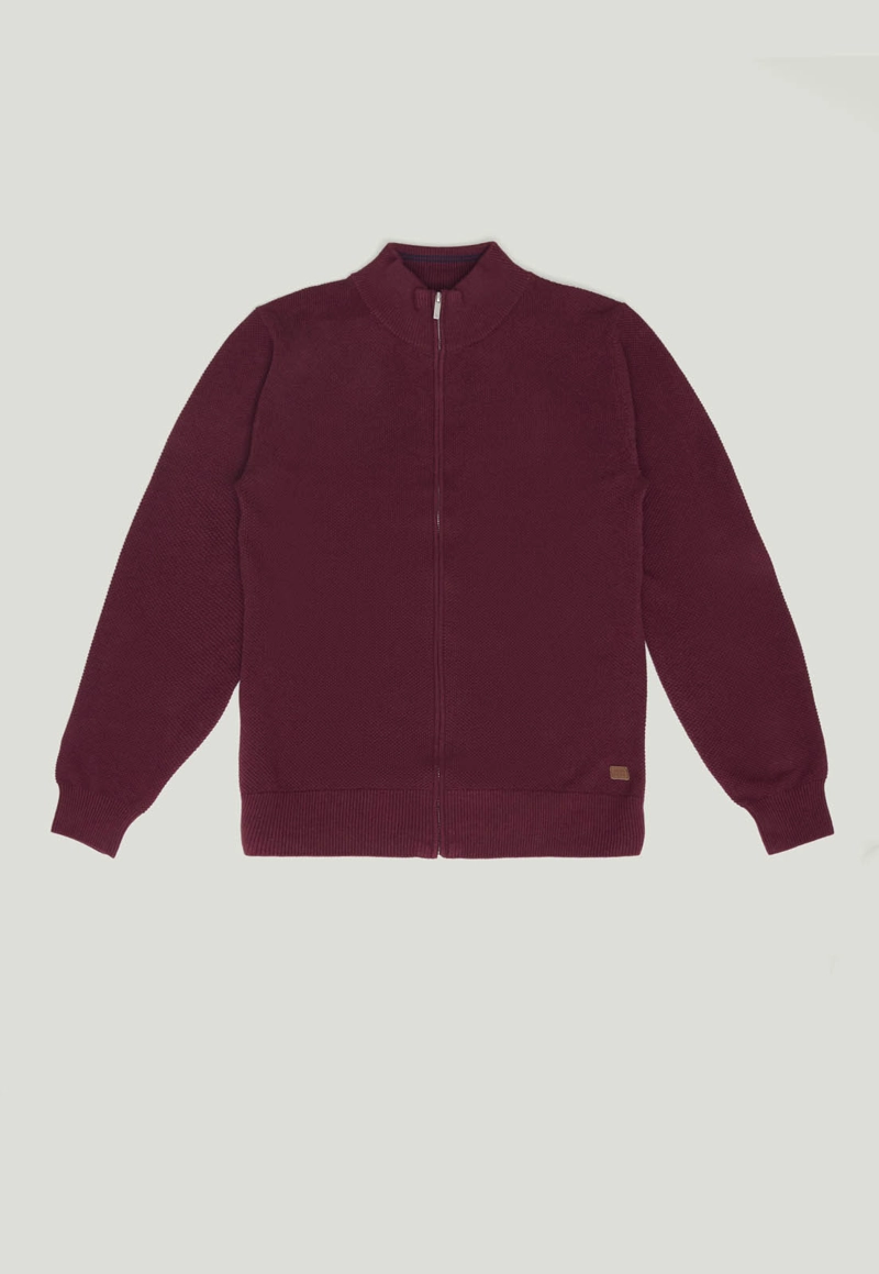 SWEATER ALMERIA HERITAGE CHERRY MELANGE - 1