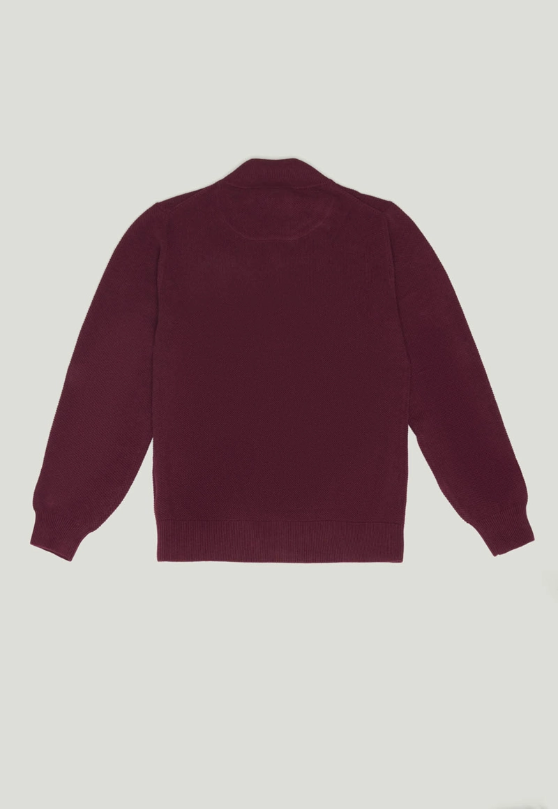 SWEATER ALMERIA HERITAGE CHERRY MELANGE - 3