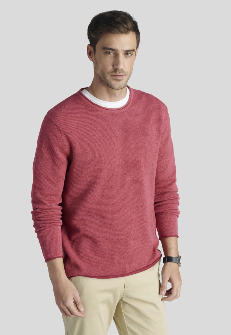 SWEATER ALICANTE AVANT-GARDE DK RED - 1