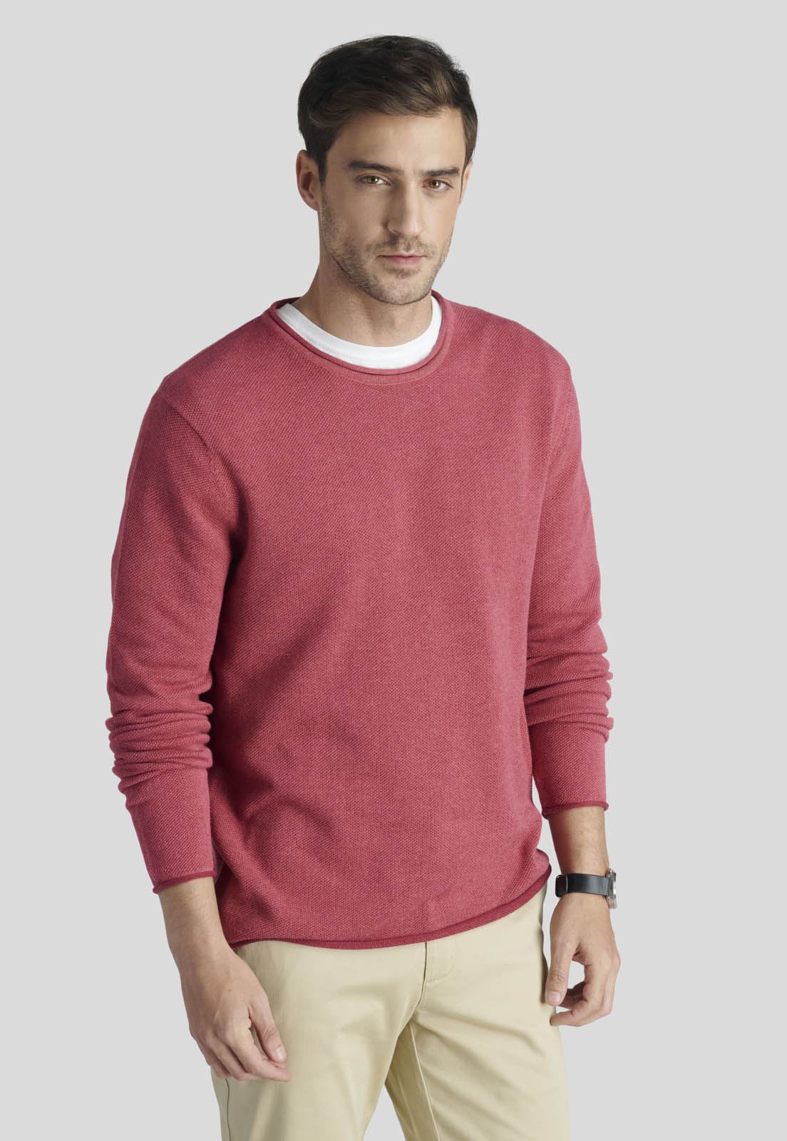 SWEATER ALICANTE AVANT-GARDE DK RED - 1