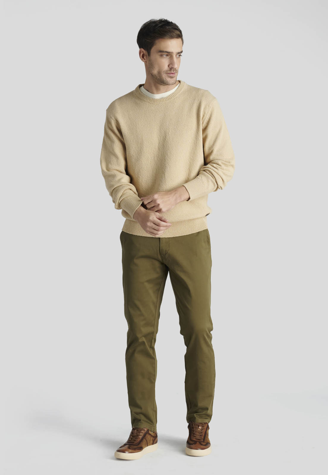 SWEATER TOLEDO HERITAGE ALMOND - 2
