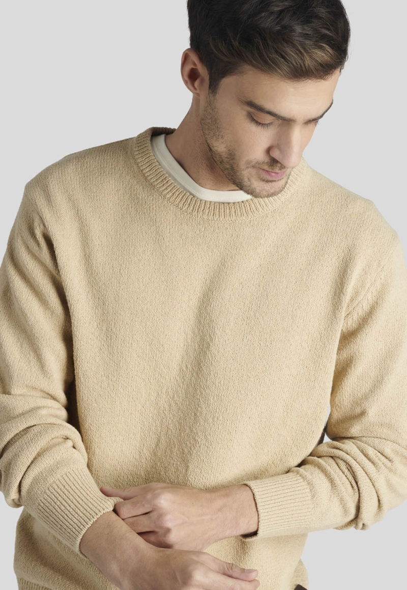 SWEATER TOLEDO HERITAGE ALMOND - 3