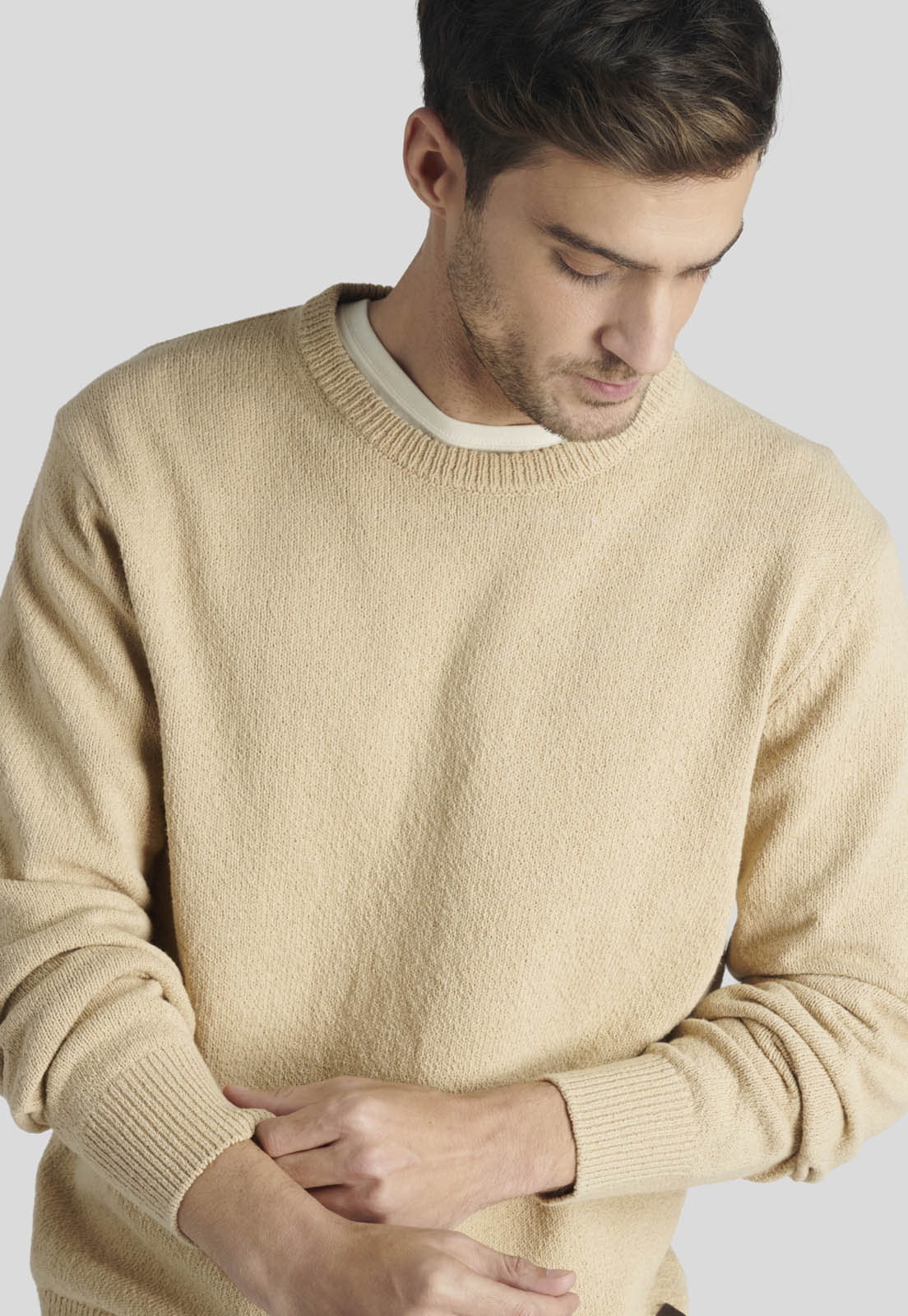SWEATER TOLEDO HERITAGE ALMOND - 3