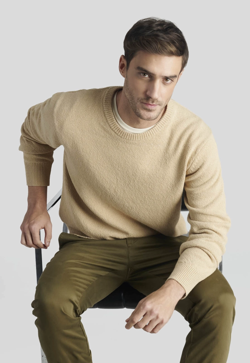 SWEATER TOLEDO HERITAGE ALMOND - 5
