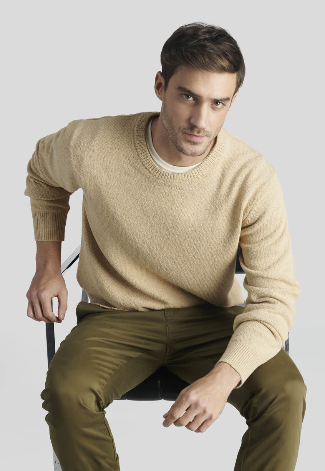 SWEATER TOLEDO HERITAGE ALMOND - 5