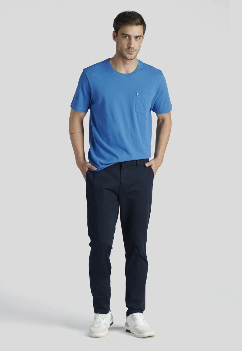PANTALON BAGNEAUX SLIM HERITAGE NAVY - 2