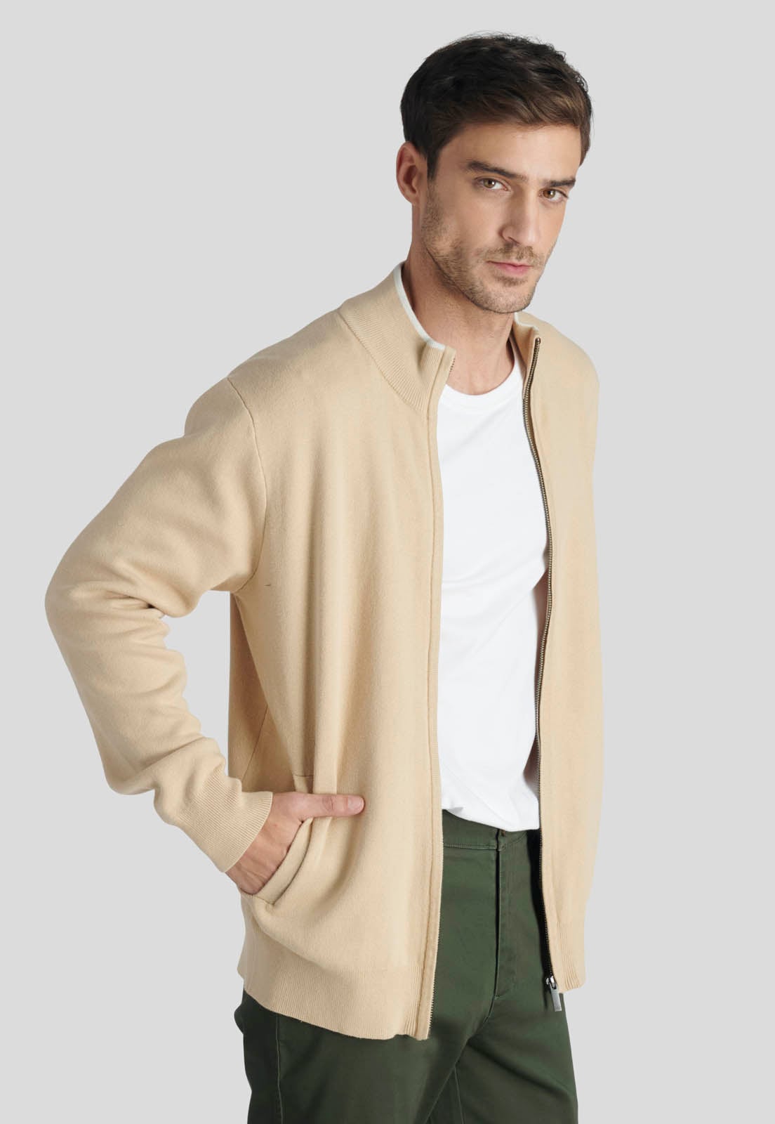 SWEATER LUARCA HERITAGE ALMOND - 1