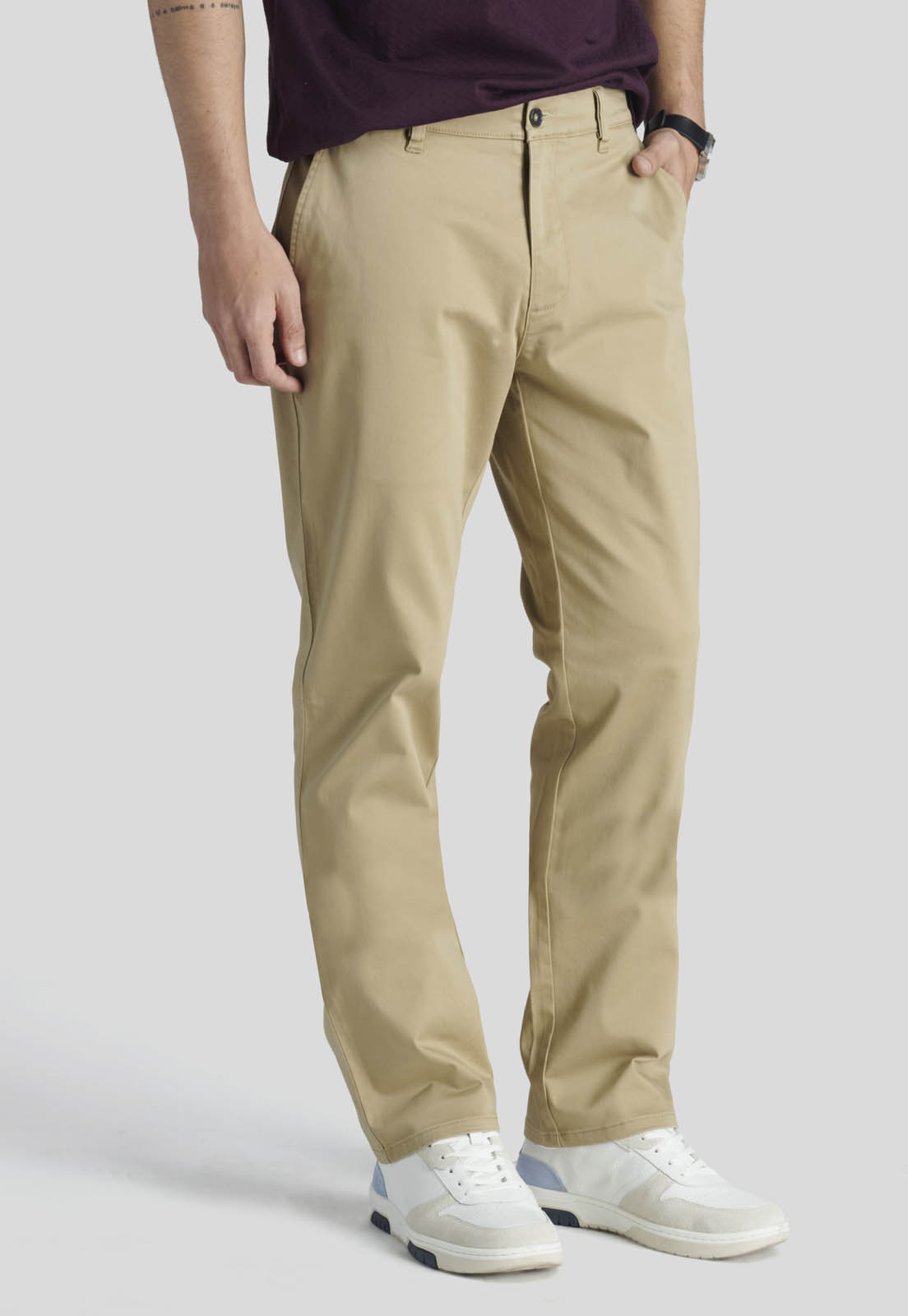 PANTALON BAGNEAUX REGULAR HERITAGE KHAKI - 1