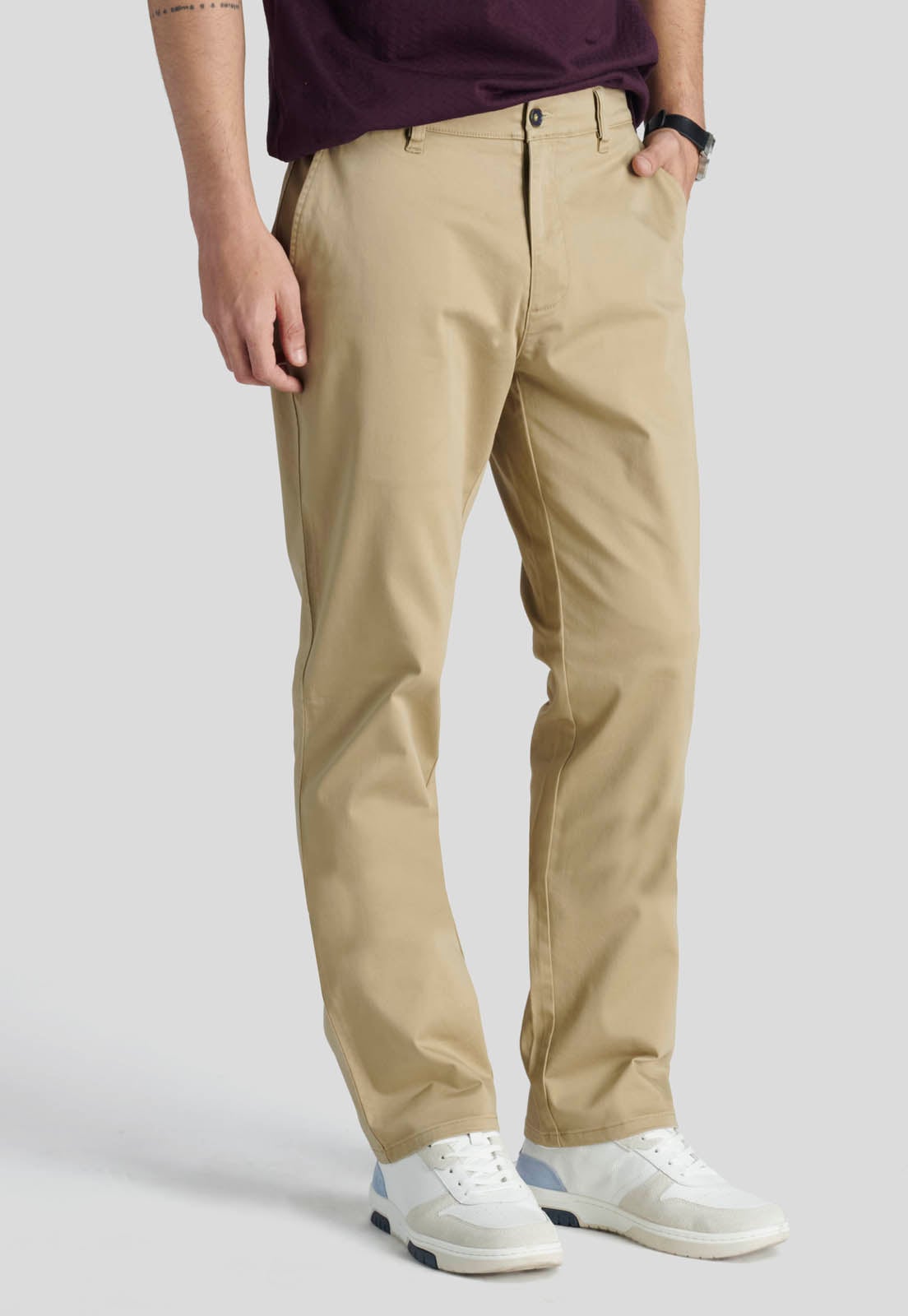 PANTALON BAGNEAUX REGULAR HERITAGE KHAKI - 1