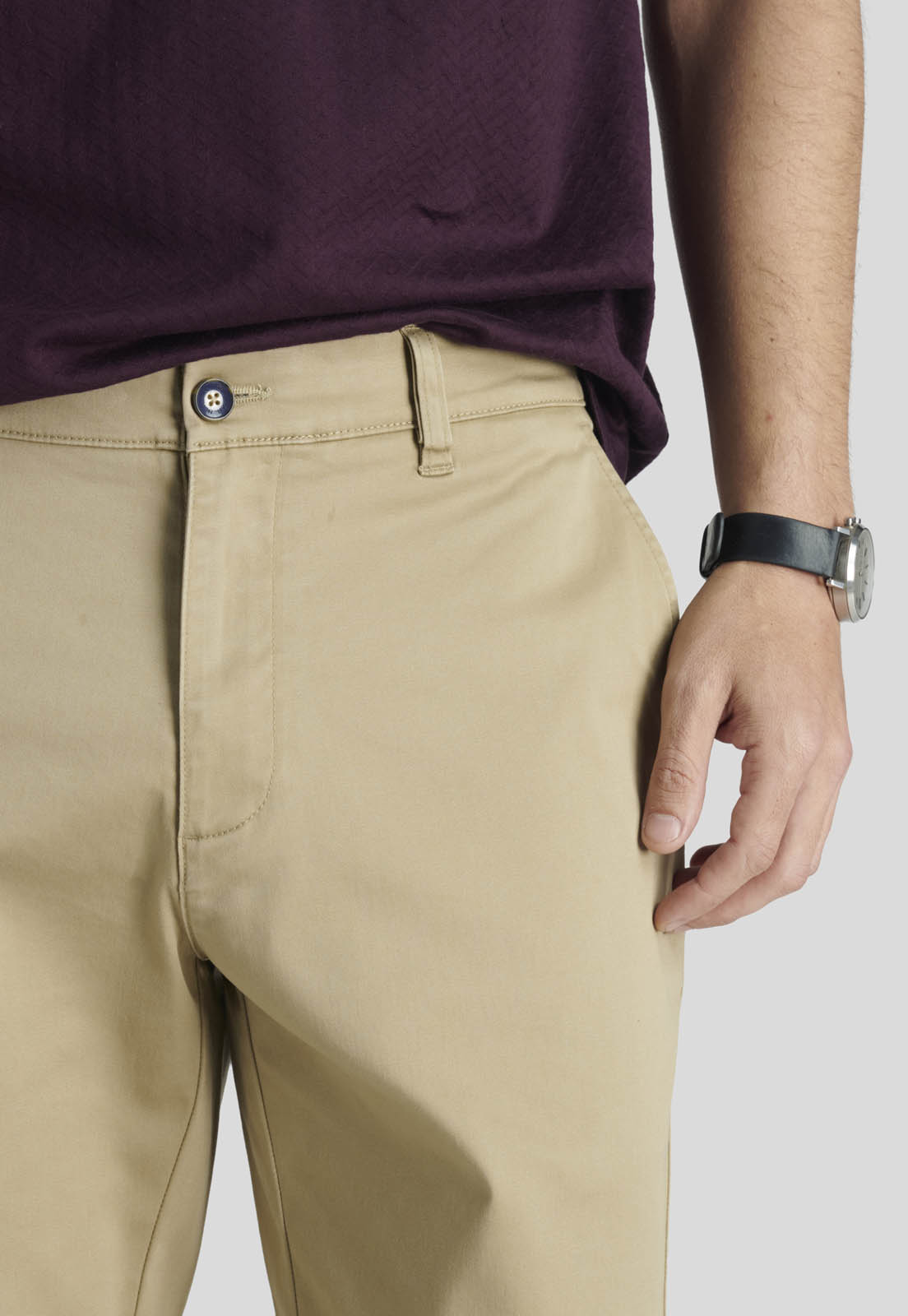 PANTALON BAGNEAUX REGULAR HERITAGE KHAKI - 3