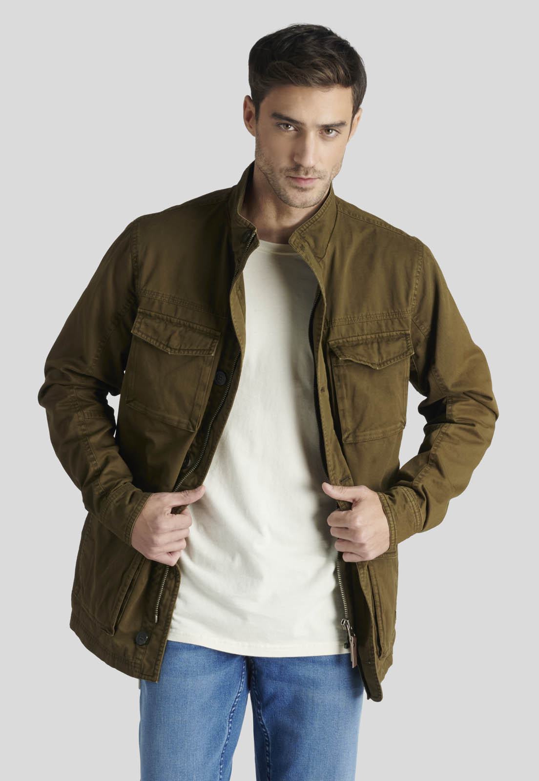 CHAQUETA MADRID AVANT-GARDE OLIVE - 1