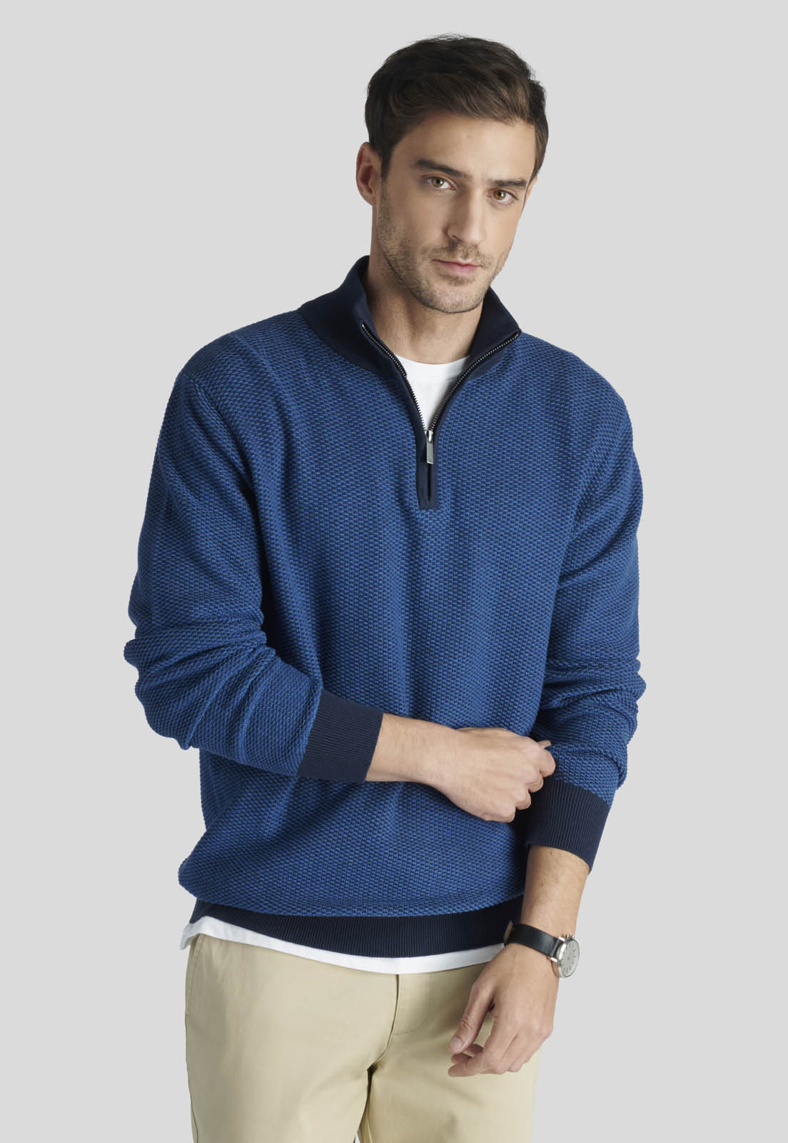 SWEATER SEVILLA HERITAGE MARINE - 1