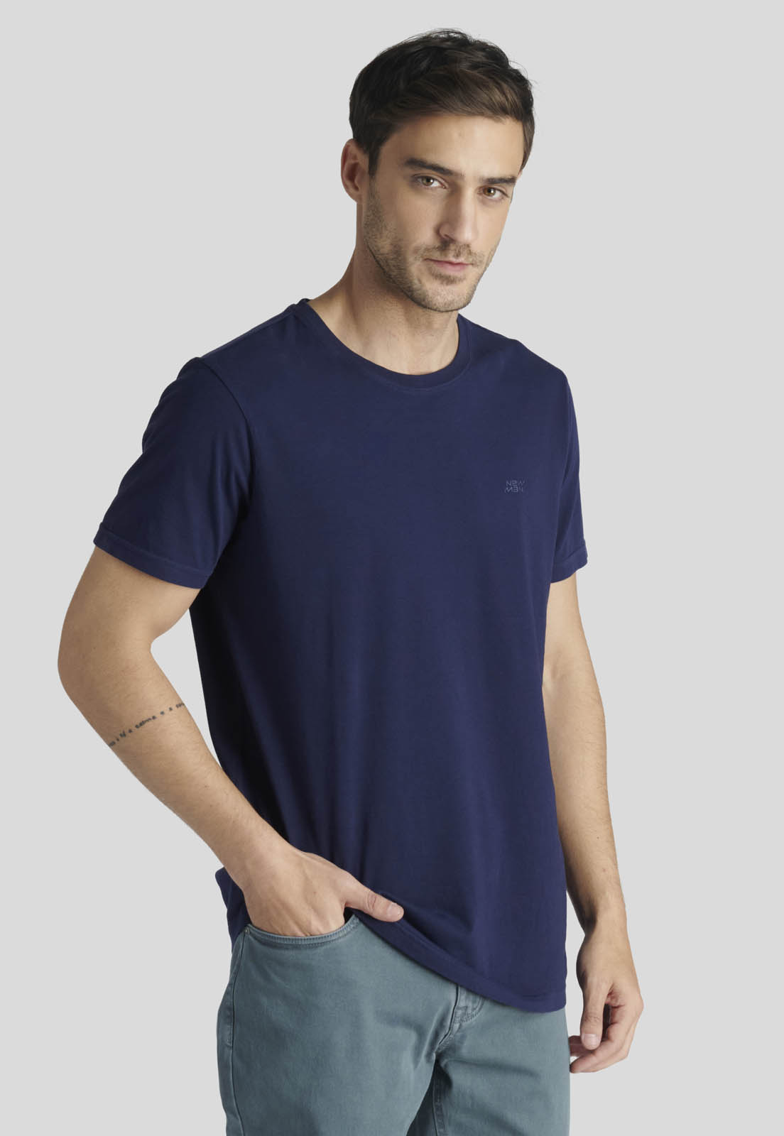 POLERA NANTES HERITAGE NAVY - 1