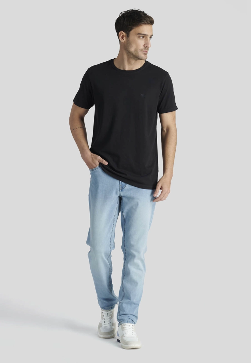 POLERA NANTES HERITAGE BLACK - 2