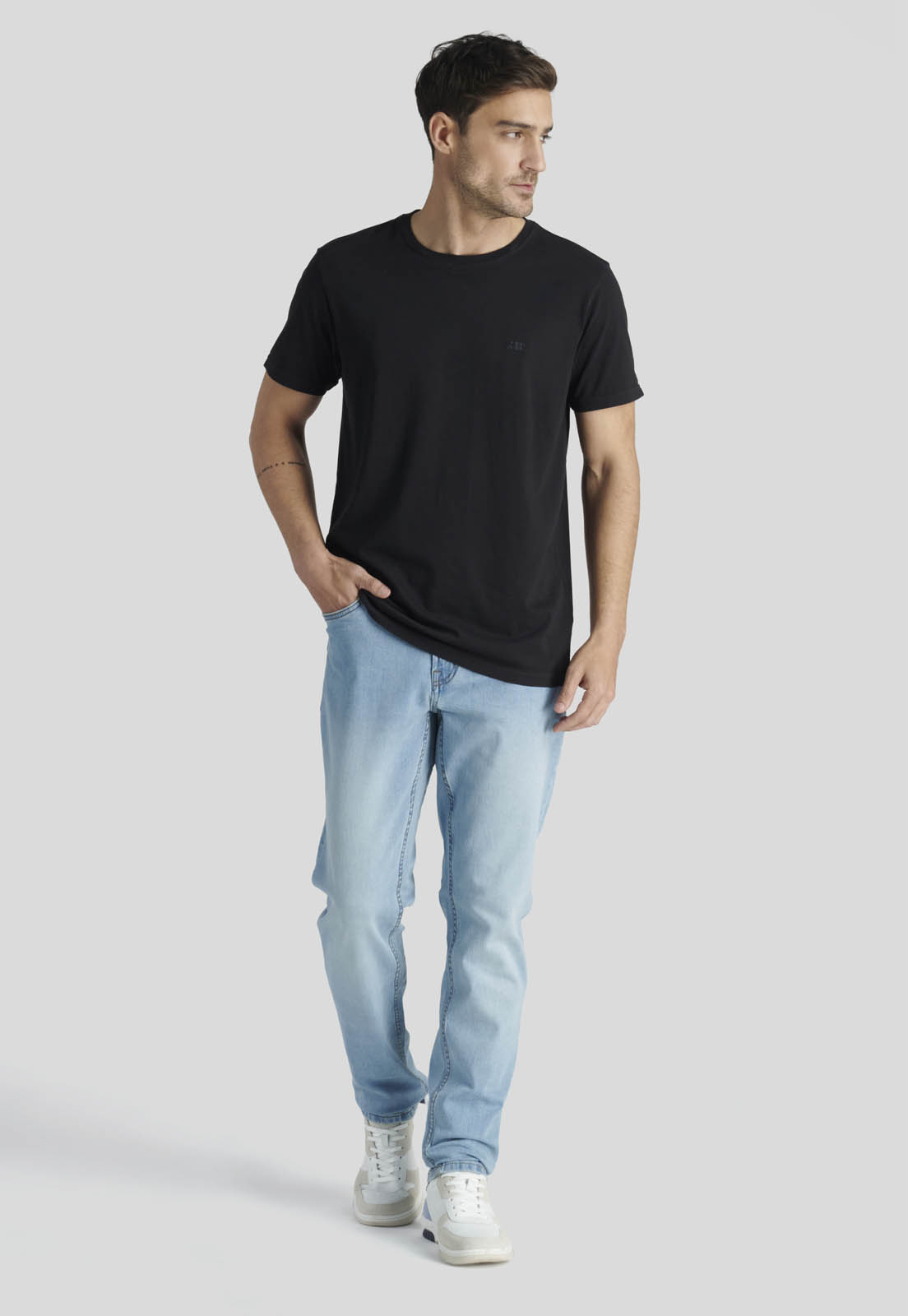 POLERA NANTES HERITAGE BLACK - 2