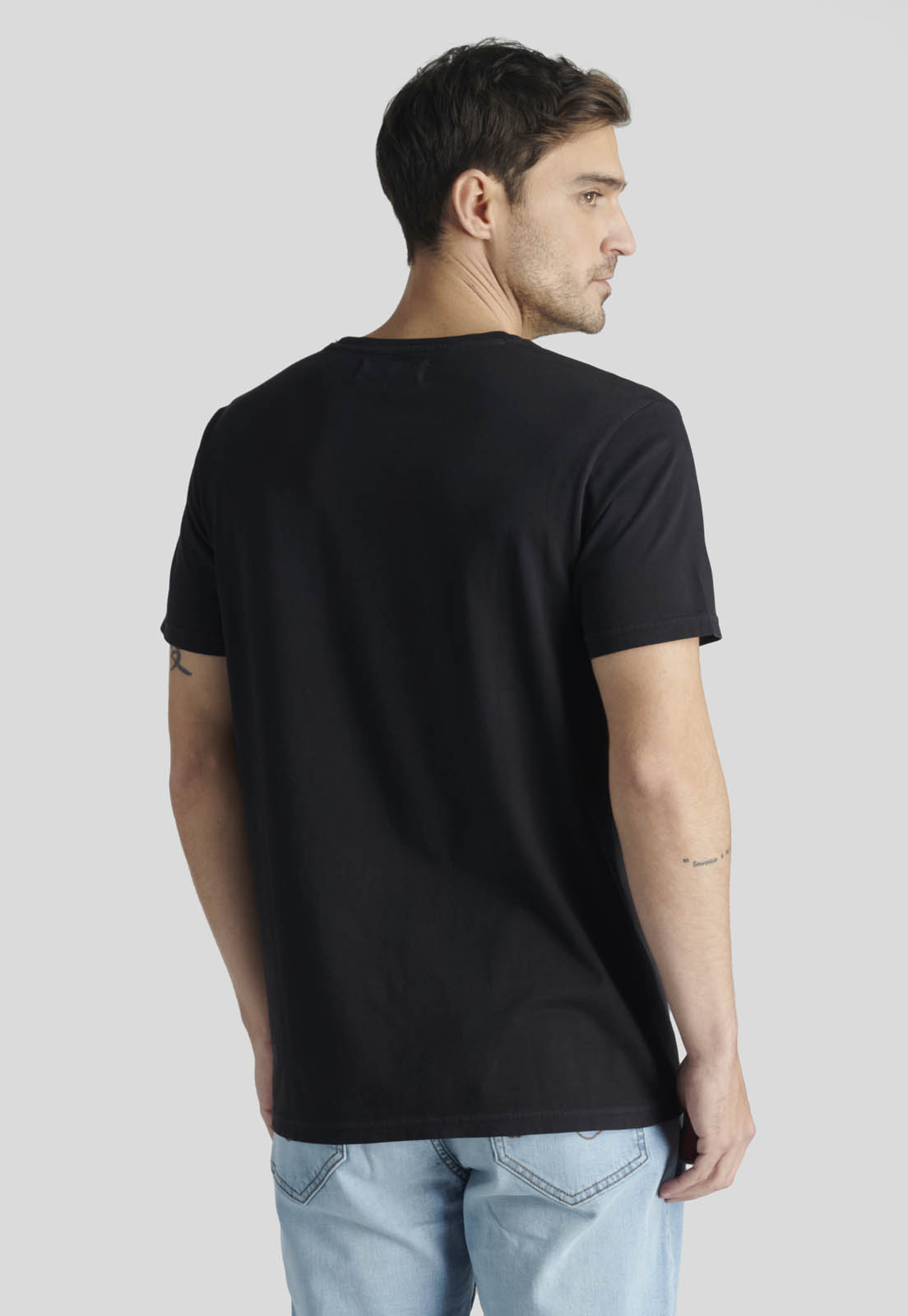 POLERA NANTES HERITAGE BLACK - 4