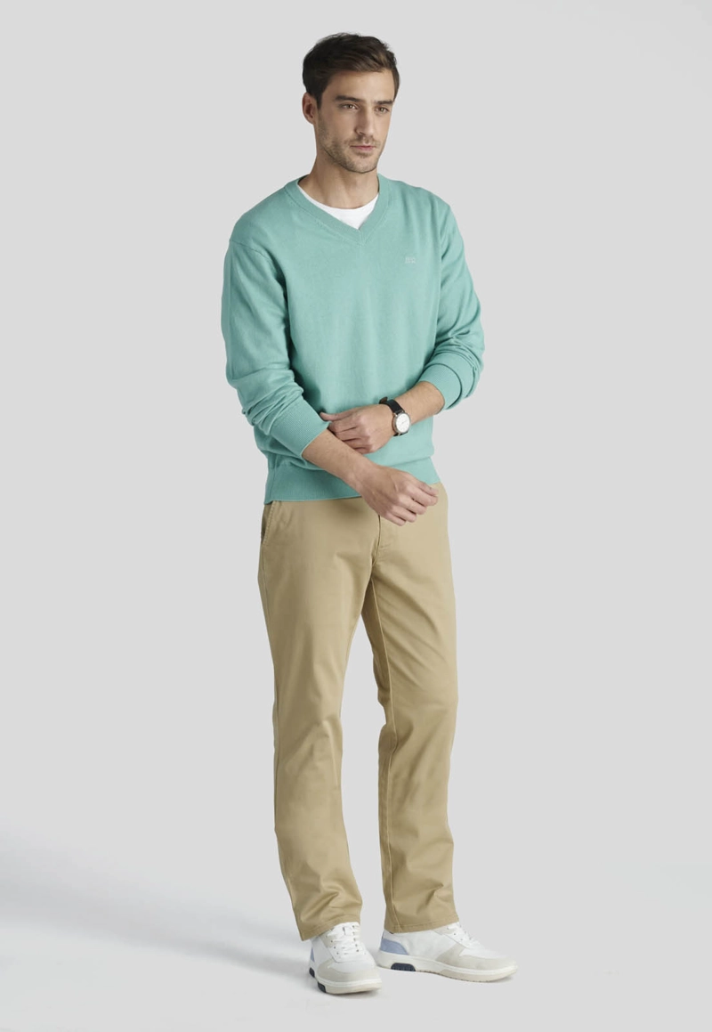 SWEATER NANTES HERITAGE LT GREEN - 2