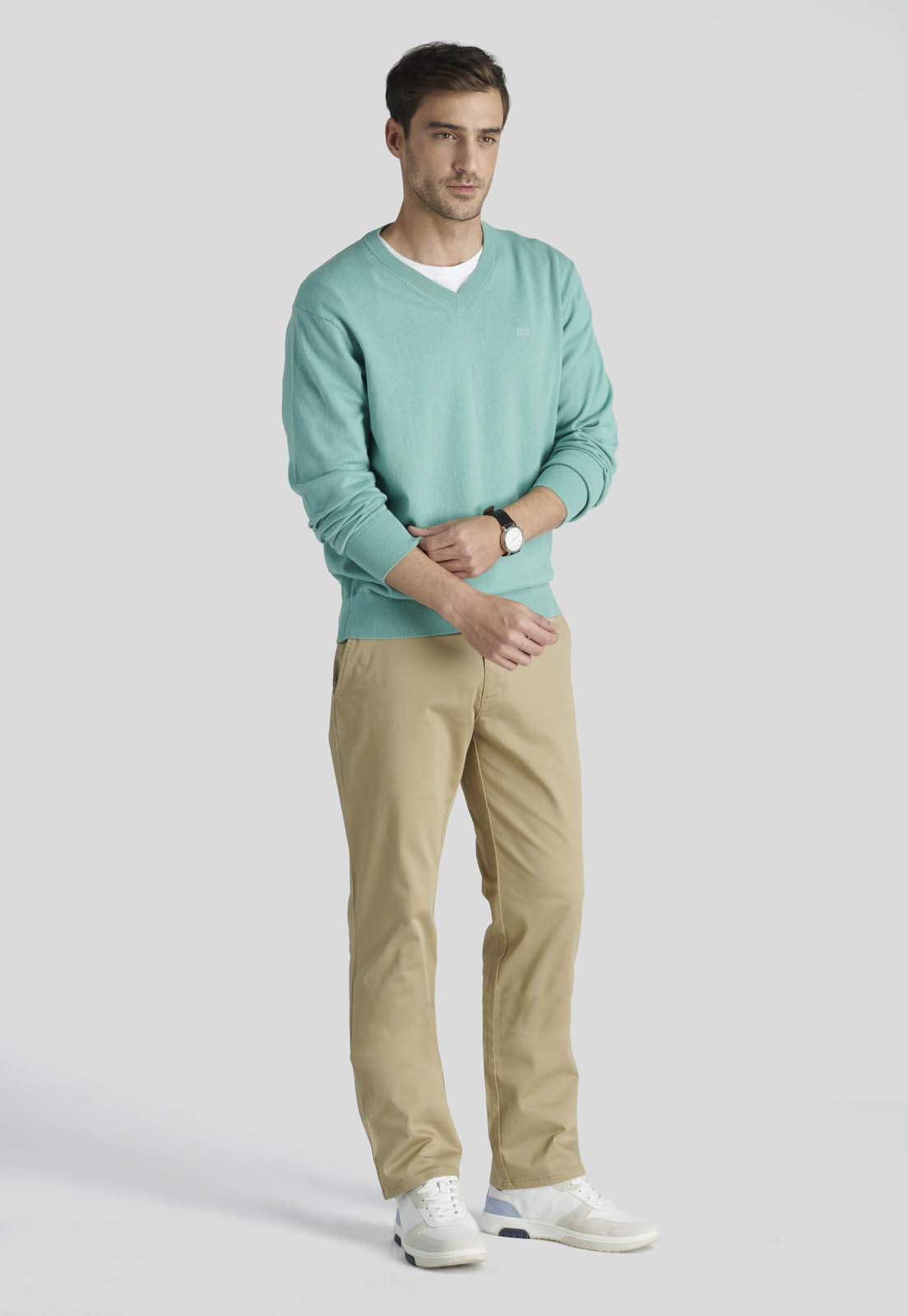 SWEATER NANTES HERITAGE LT GREEN - 2