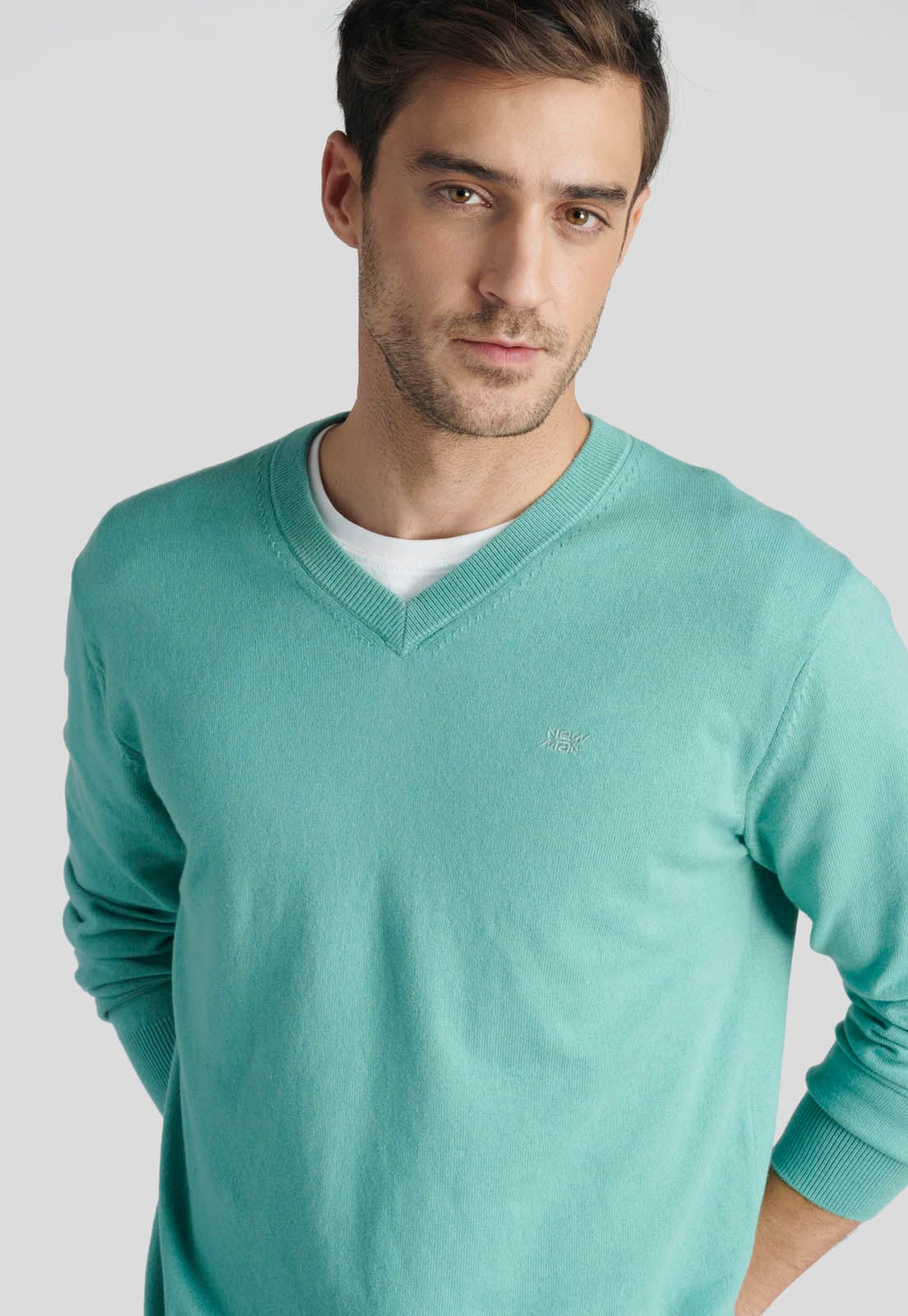 SWEATER NANTES HERITAGE LT GREEN - 3