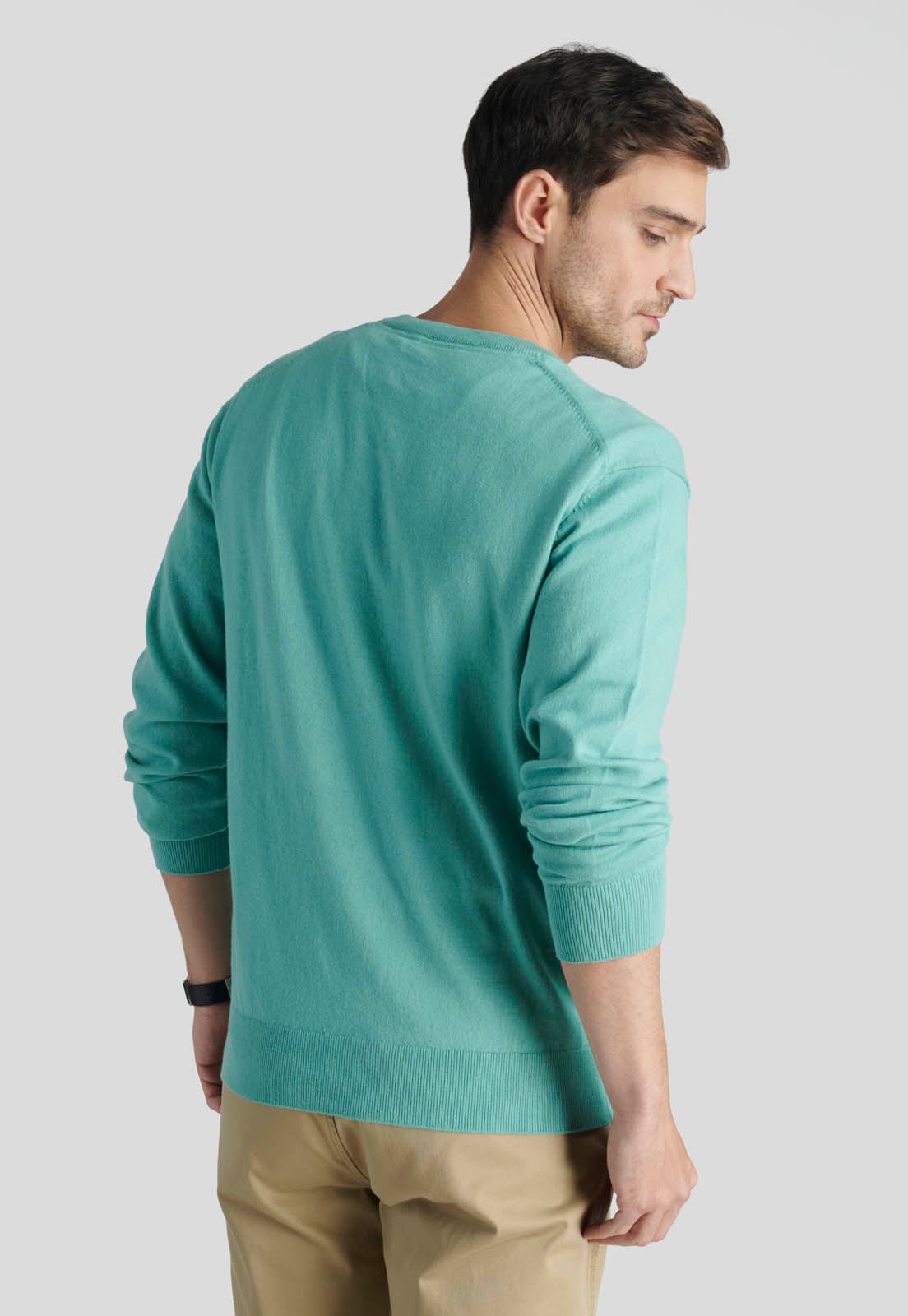 SWEATER NANTES HERITAGE LT GREEN - 4