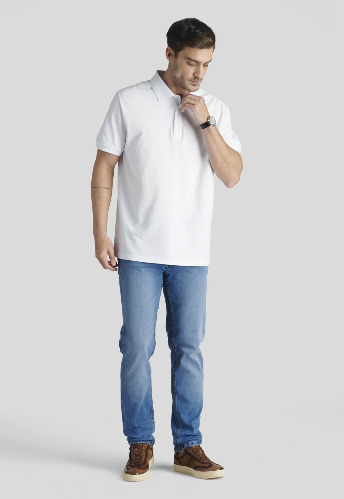 POLO NANTES HERITAGE PURE WHITE - 2