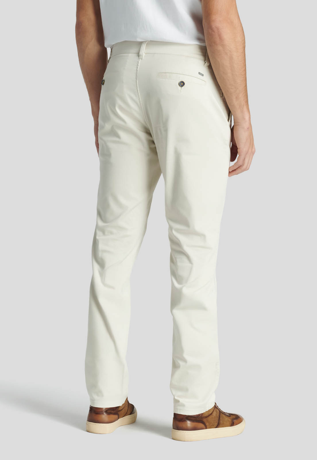 PANTALON BAGNEAUX SLIM HERITAGE ECRU - 4