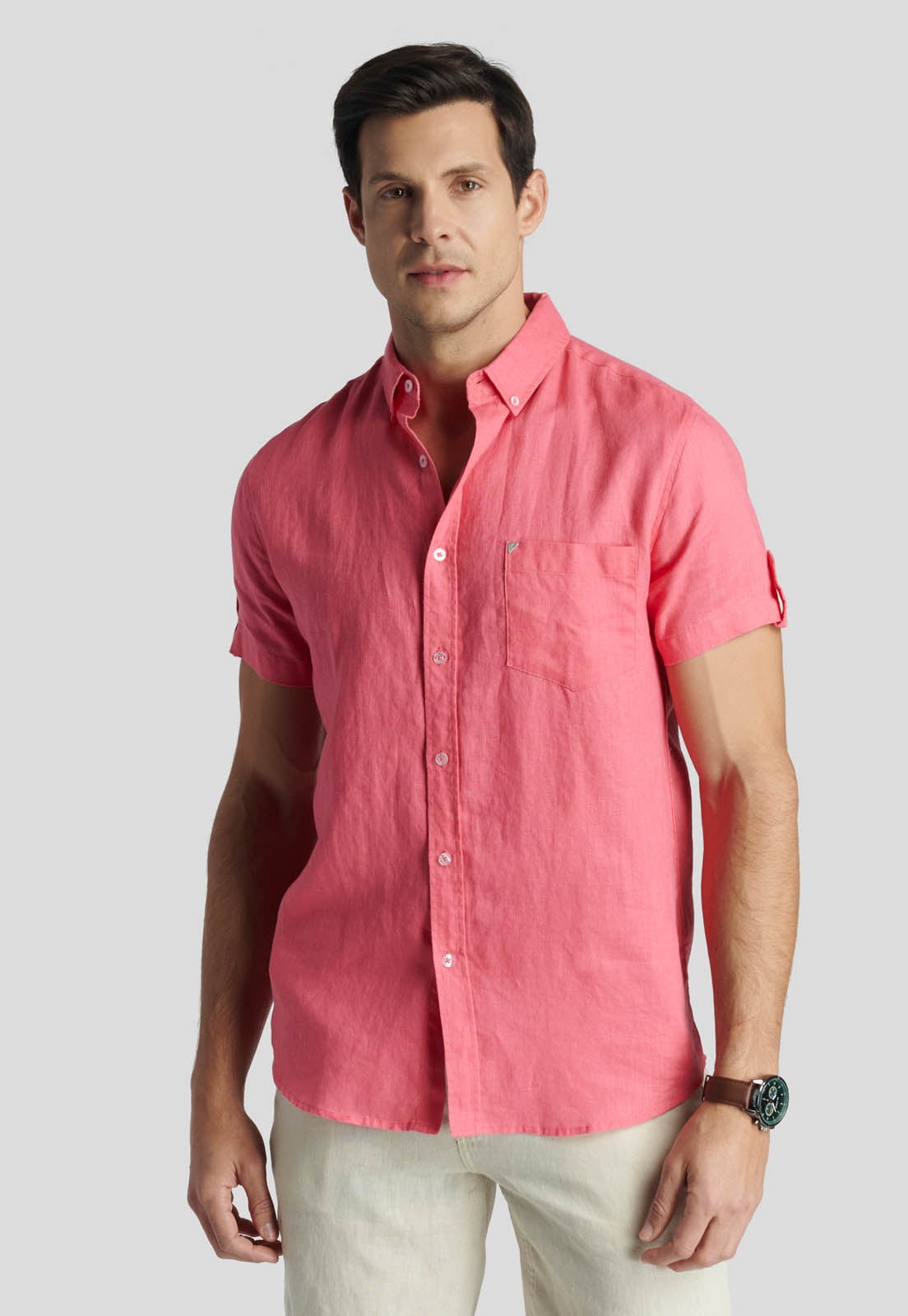 CAMISA COLCHESTER HERITAGE CORAL - 1