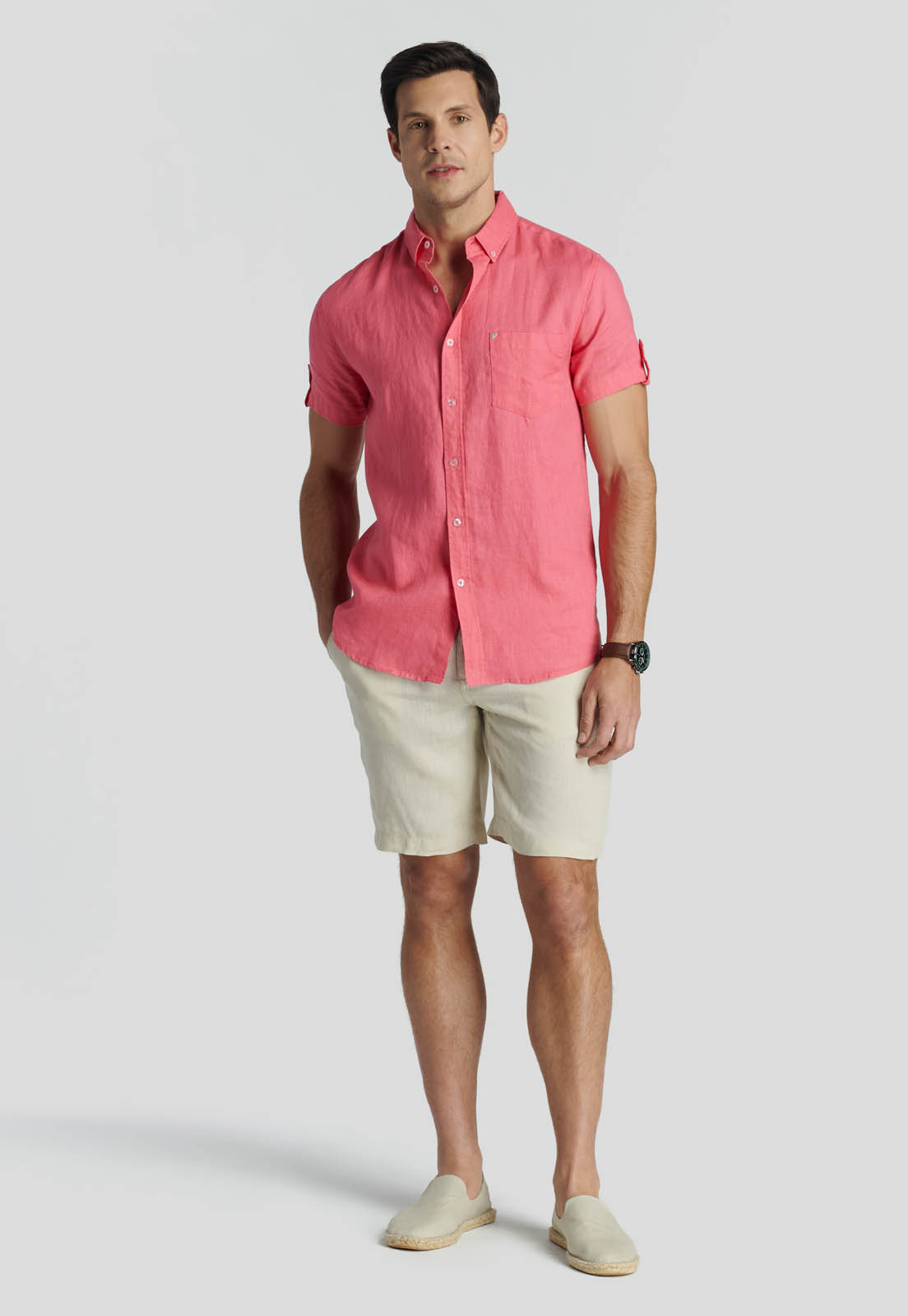 CAMISA COLCHESTER HERITAGE CORAL - 2