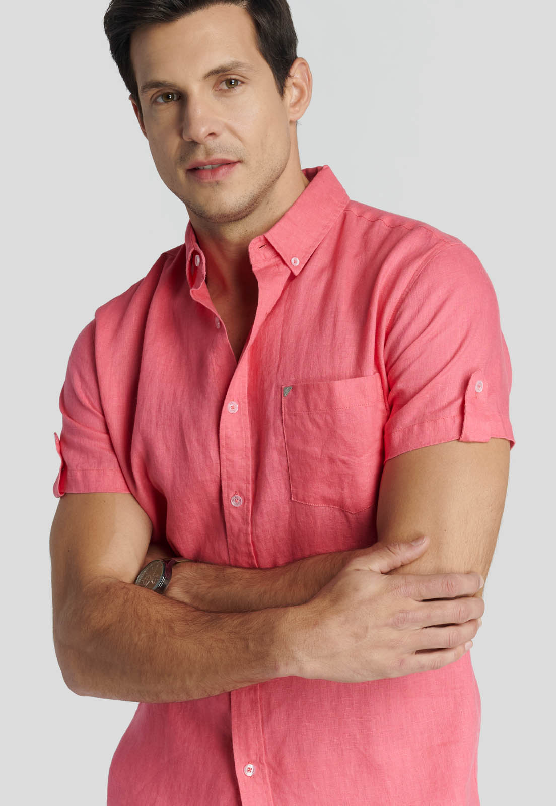 CAMISA COLCHESTER HERITAGE CORAL - 3