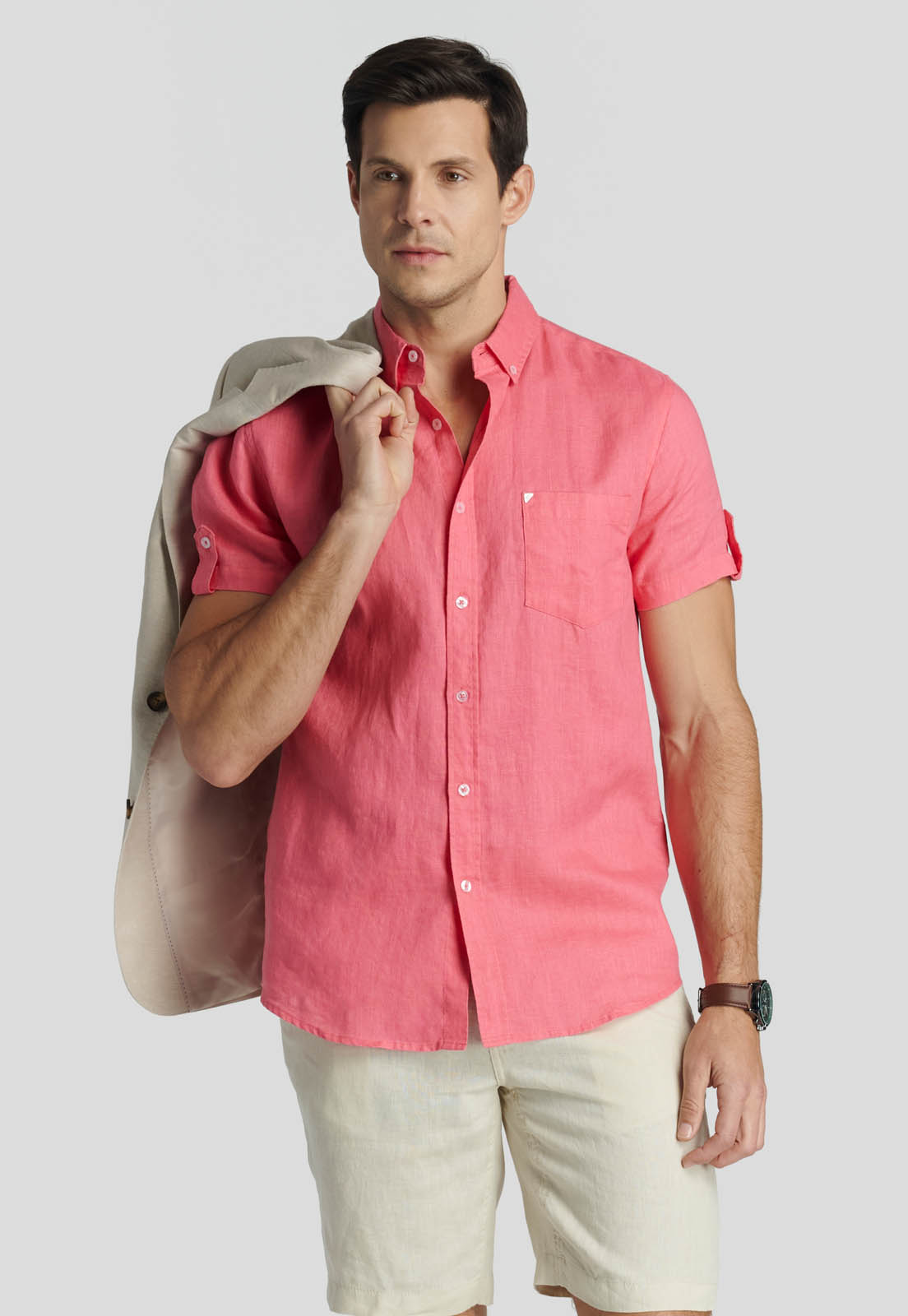 CAMISA COLCHESTER HERITAGE CORAL - 5