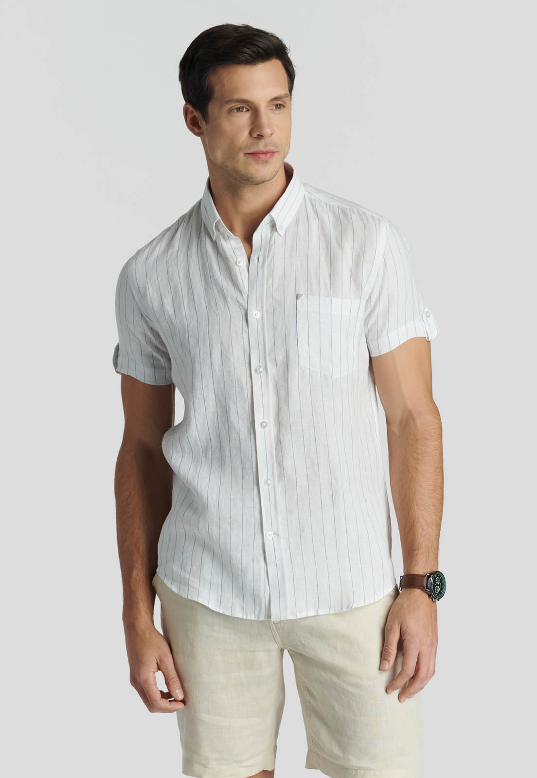 CAMISA PRAGA AVANT-GARDE BLUE - 1