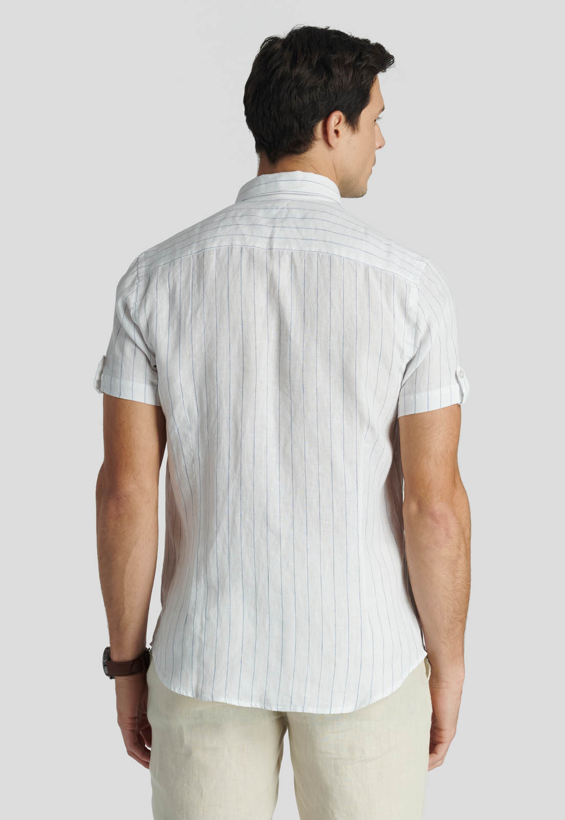 CAMISA PRAGA AVANT-GARDE BLUE - 4