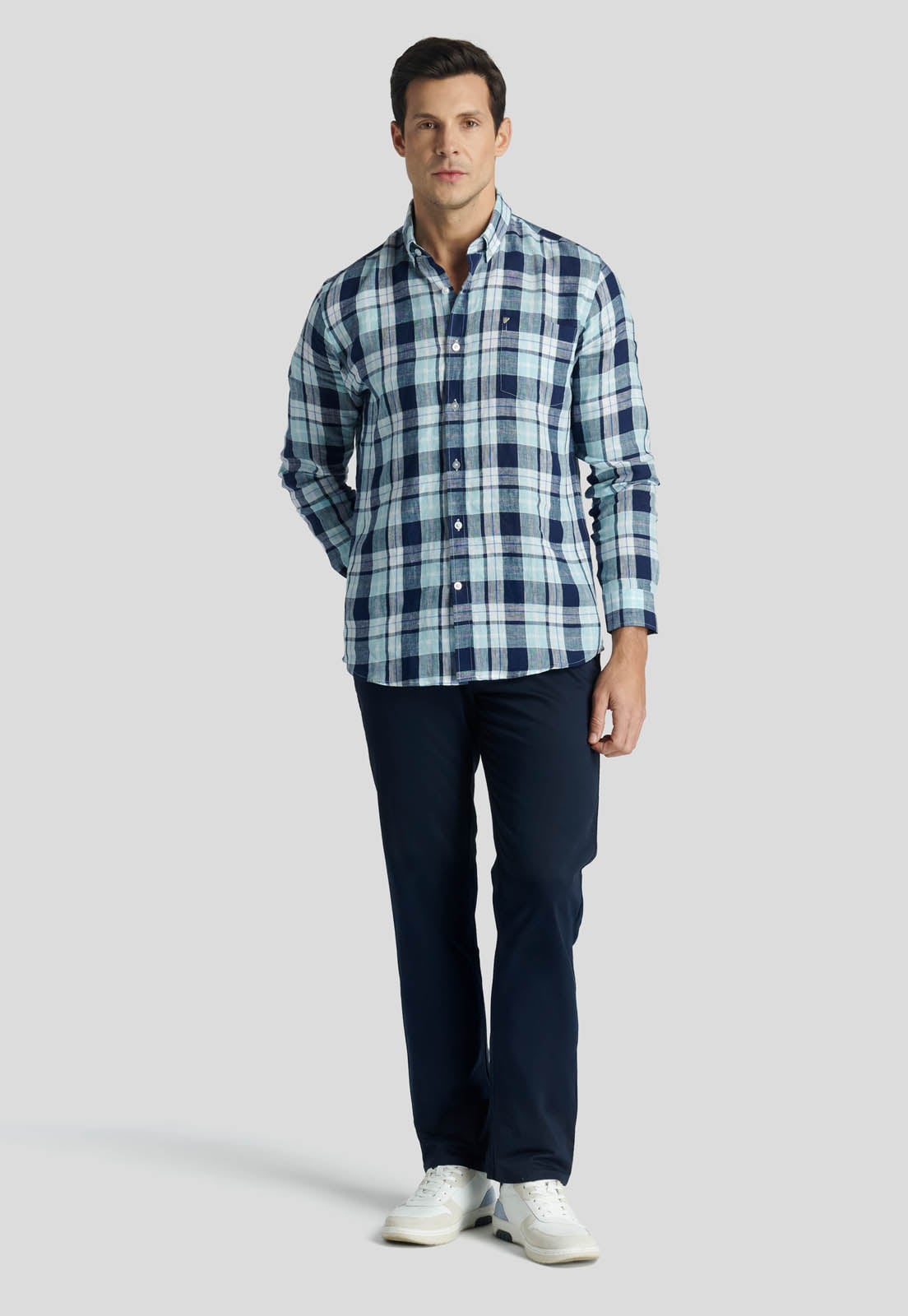 CAMISA MARSELLA HERITAGE NAVY - 2