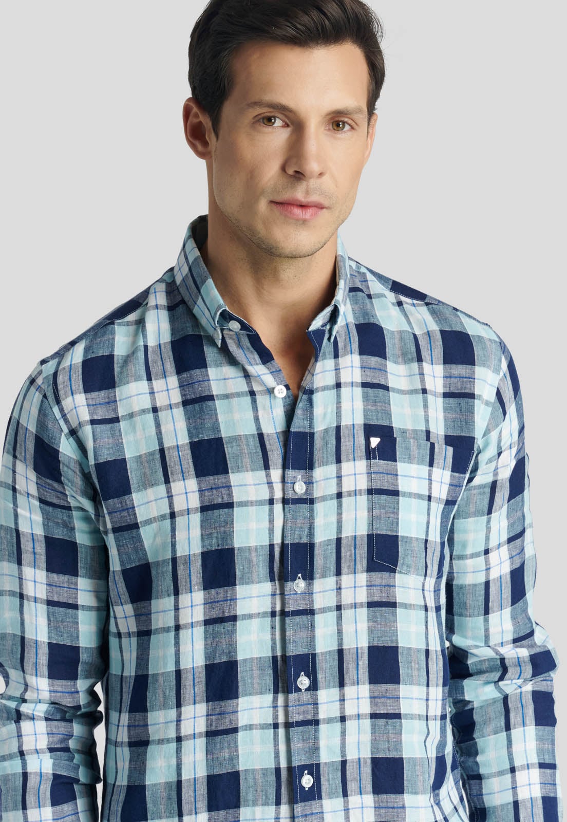 CAMISA MARSELLA HERITAGE NAVY - 3