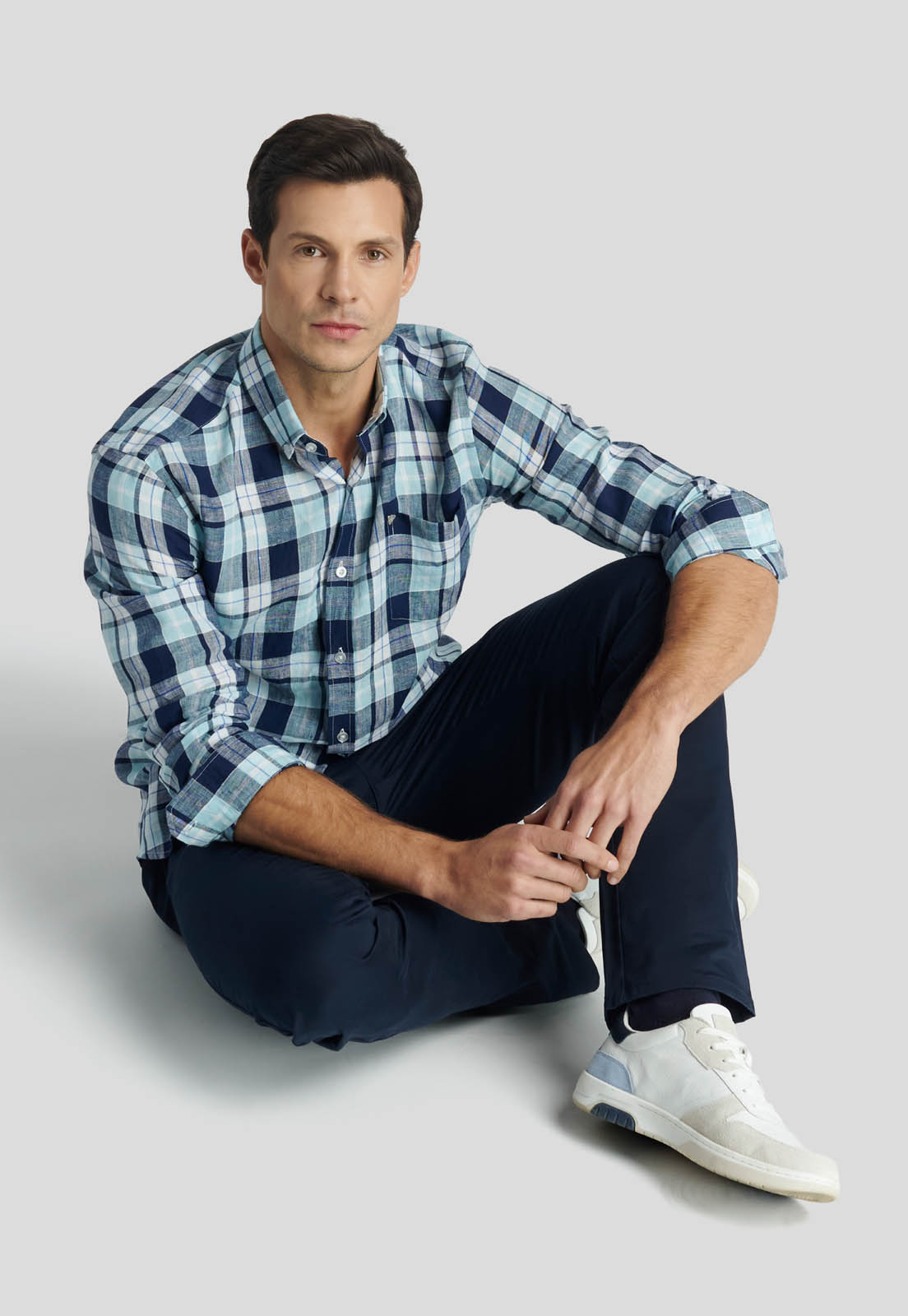 CAMISA MARSELLA HERITAGE NAVY - 5