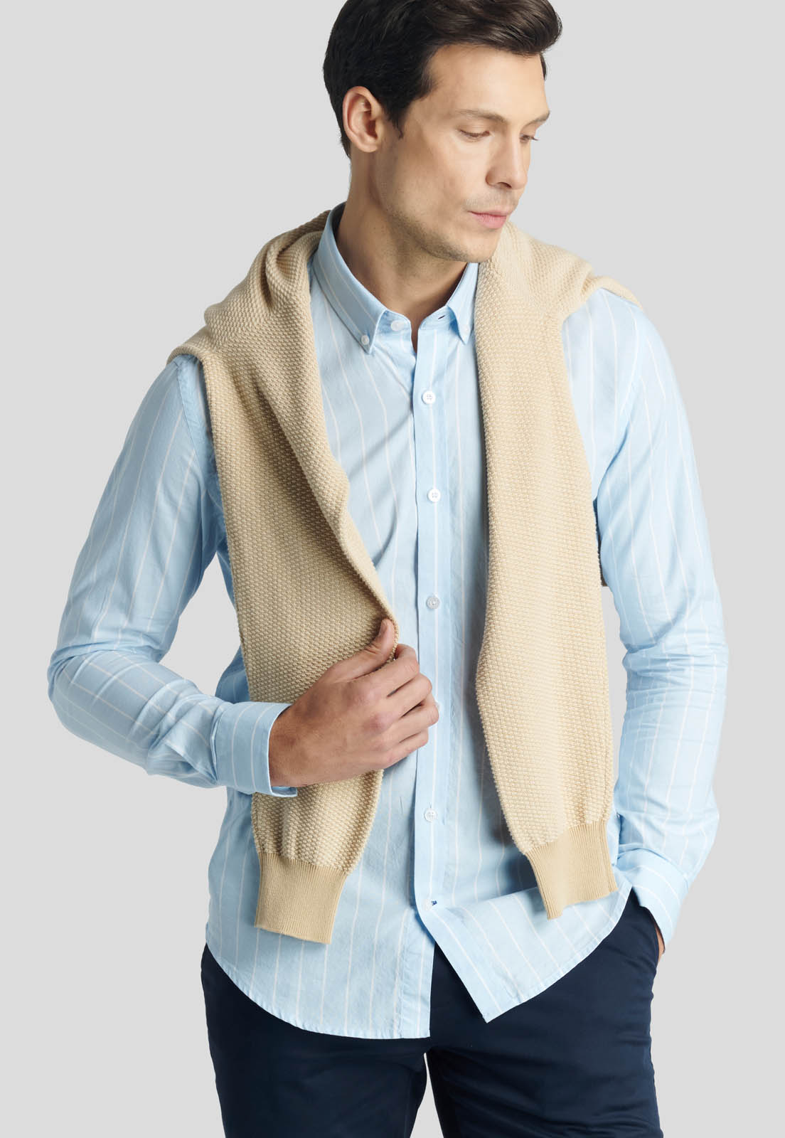 CAMISA RIGA HERITAGE SKY - 5