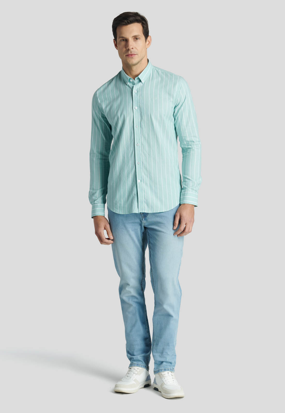 CAMISA RIGA HERITAGE LT. GREEN - 2
