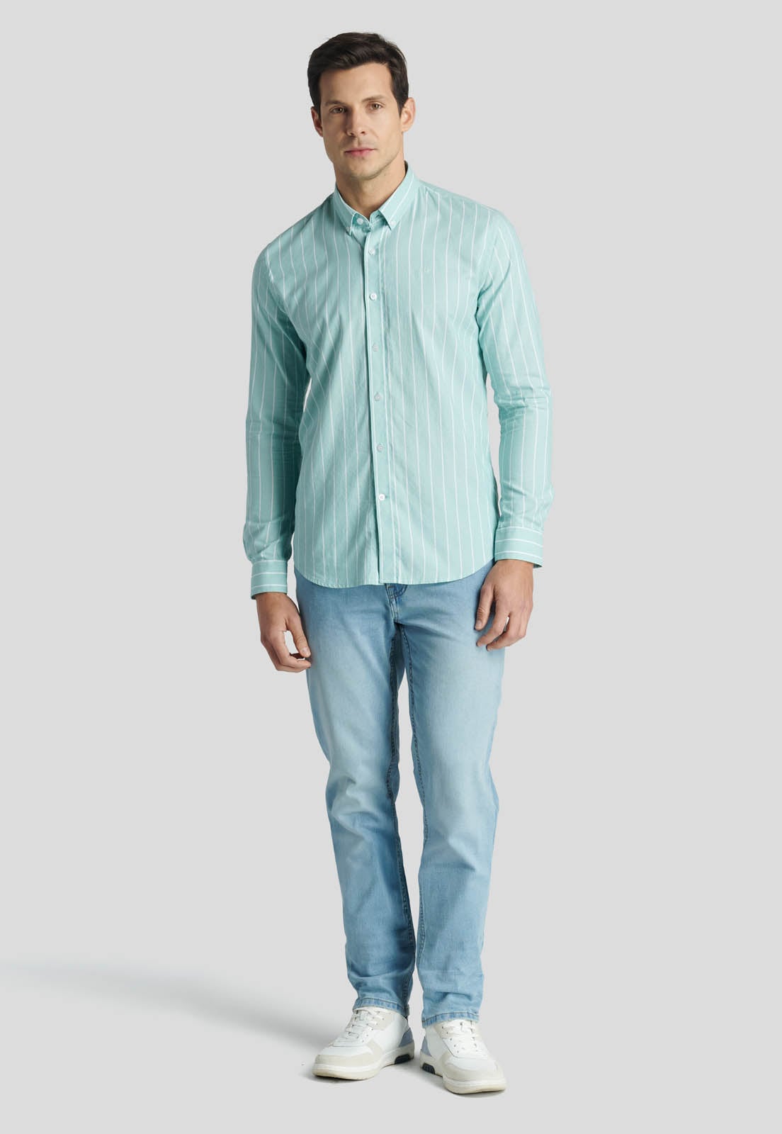 CAMISA RIGA HERITAGE LT. GREEN - 2
